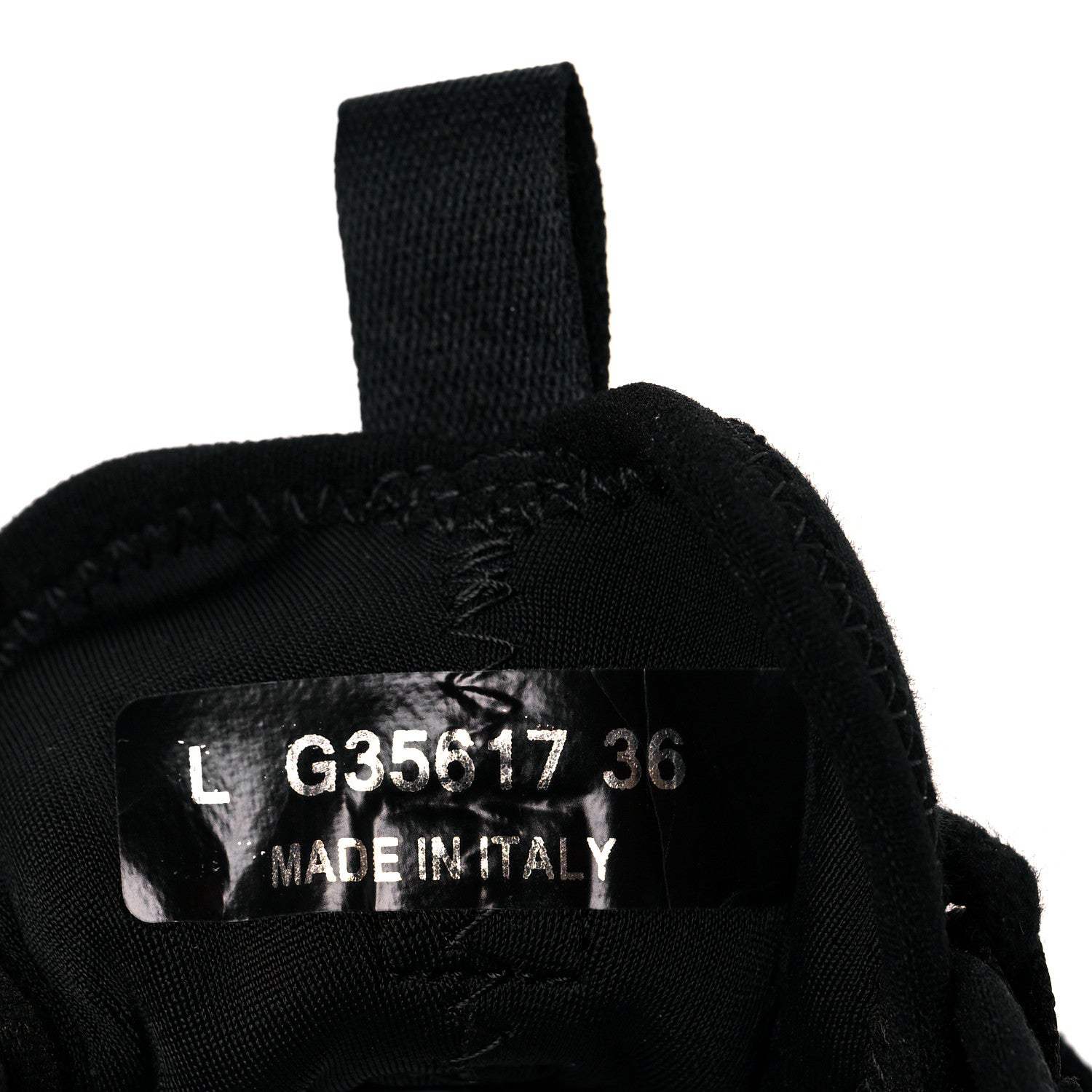 Chanel Velvet Calfskin Mixed Fibers CC Sneakers 36 Black 8 of 9