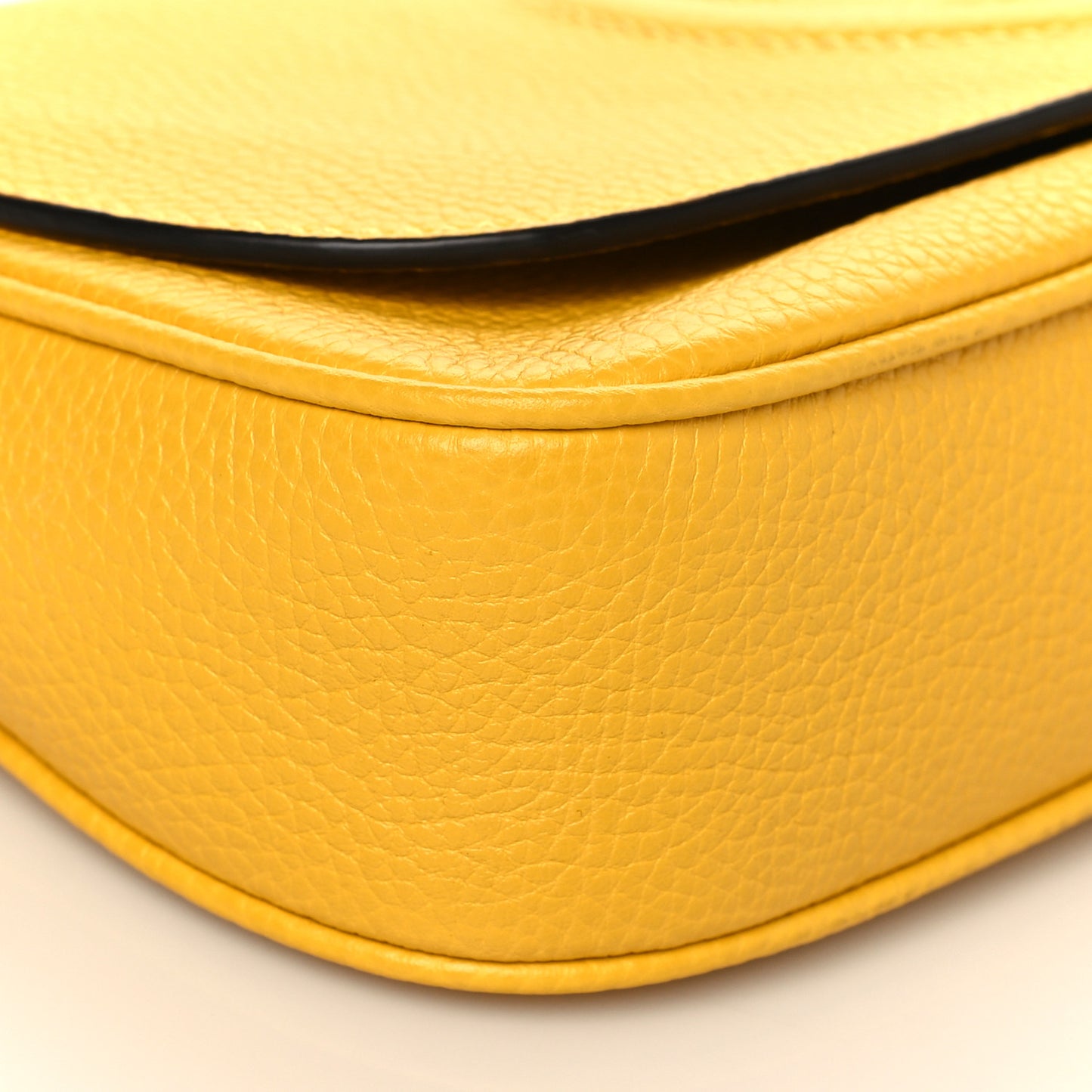 Cellarius Calfskin Medium Soho Flap Crossbody New Buttercup