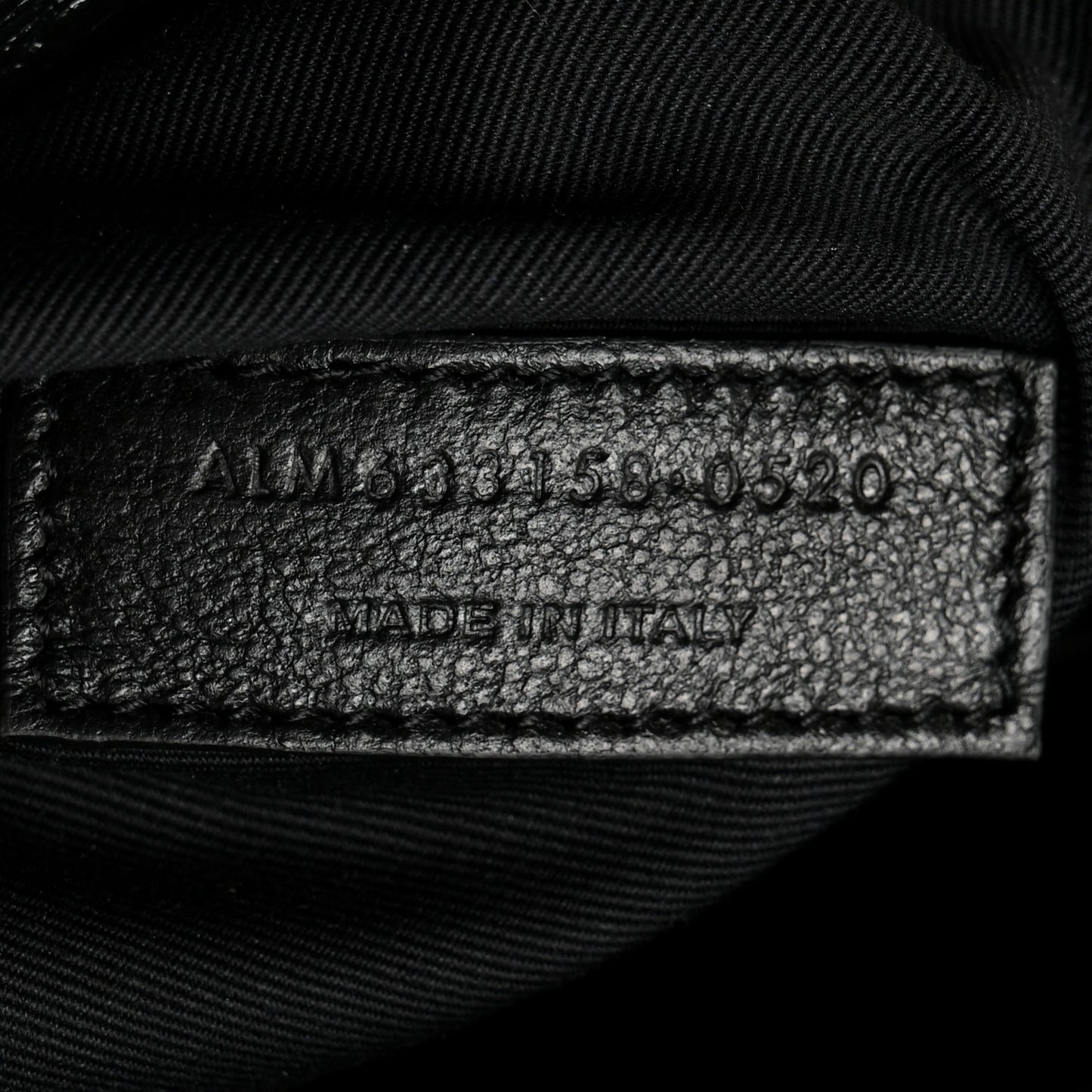 Crinkled Calfskin Matelasse Monogram Medium Niki Chain Satchel Black