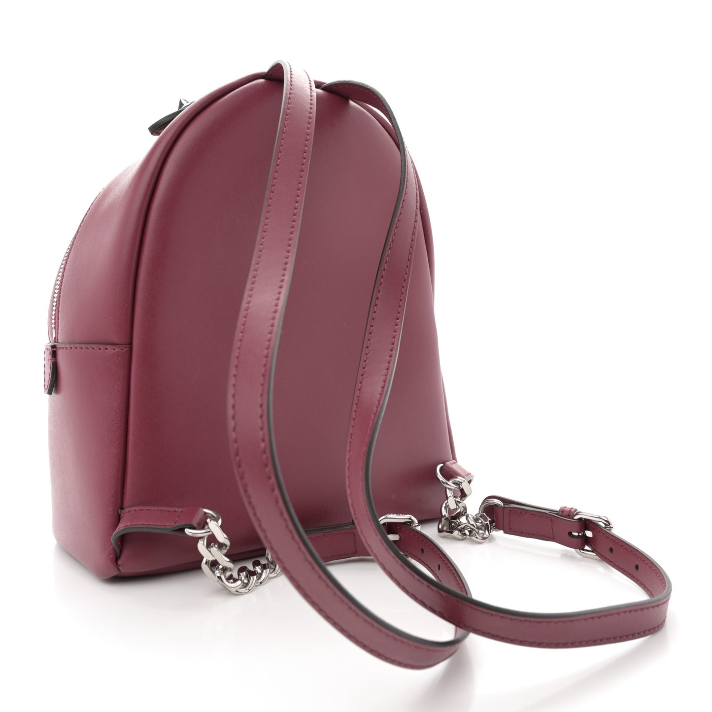 Vitello Liberty Pearl Romantic Bow Mini Backpack Black Cherry