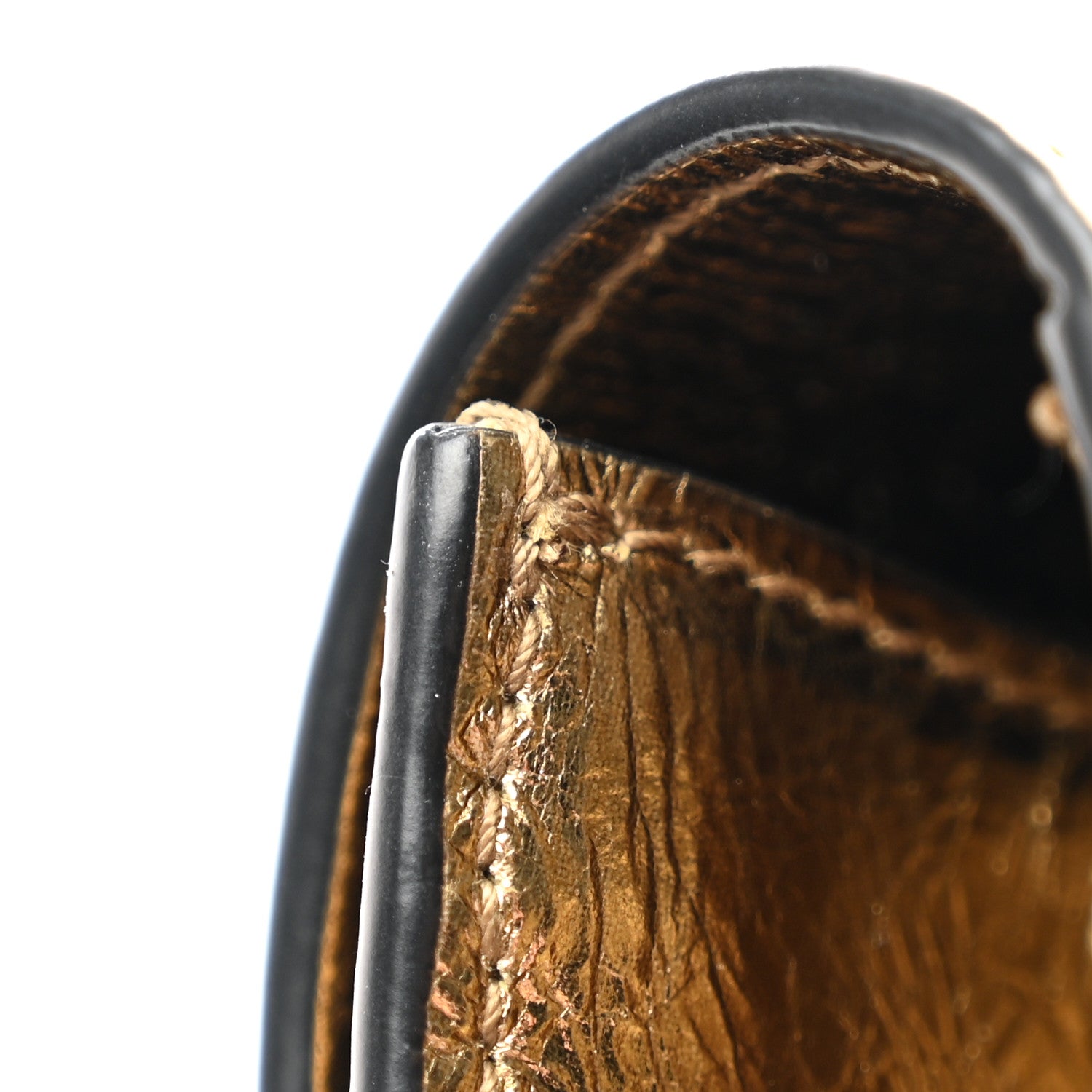 Saint Laurent Metallic Calfskin Monogram Large Belle De Jour Clutch Gold 8 of 10