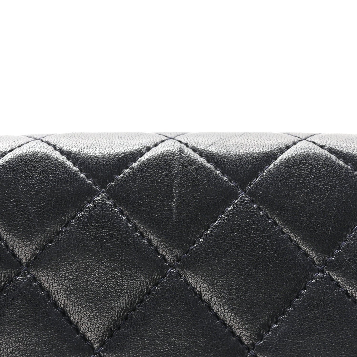 Chanel Lambskin Quilted Small Double Flap Navy 13 of 13