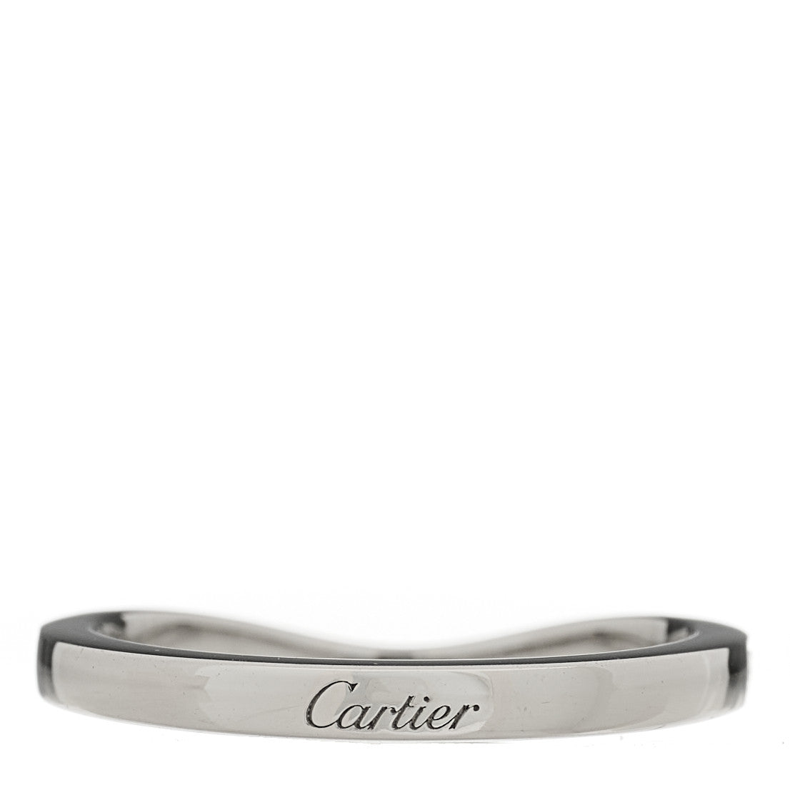 Platinum Diamond Ballerine Wedding Band Ring 47 4