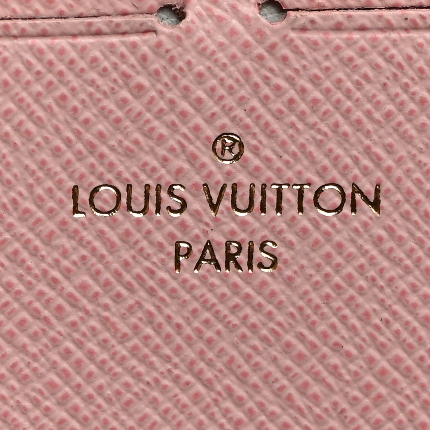 Louis Vuitton Damier Ebene Clemence Wallet Rose Ballerine 6 of 8
