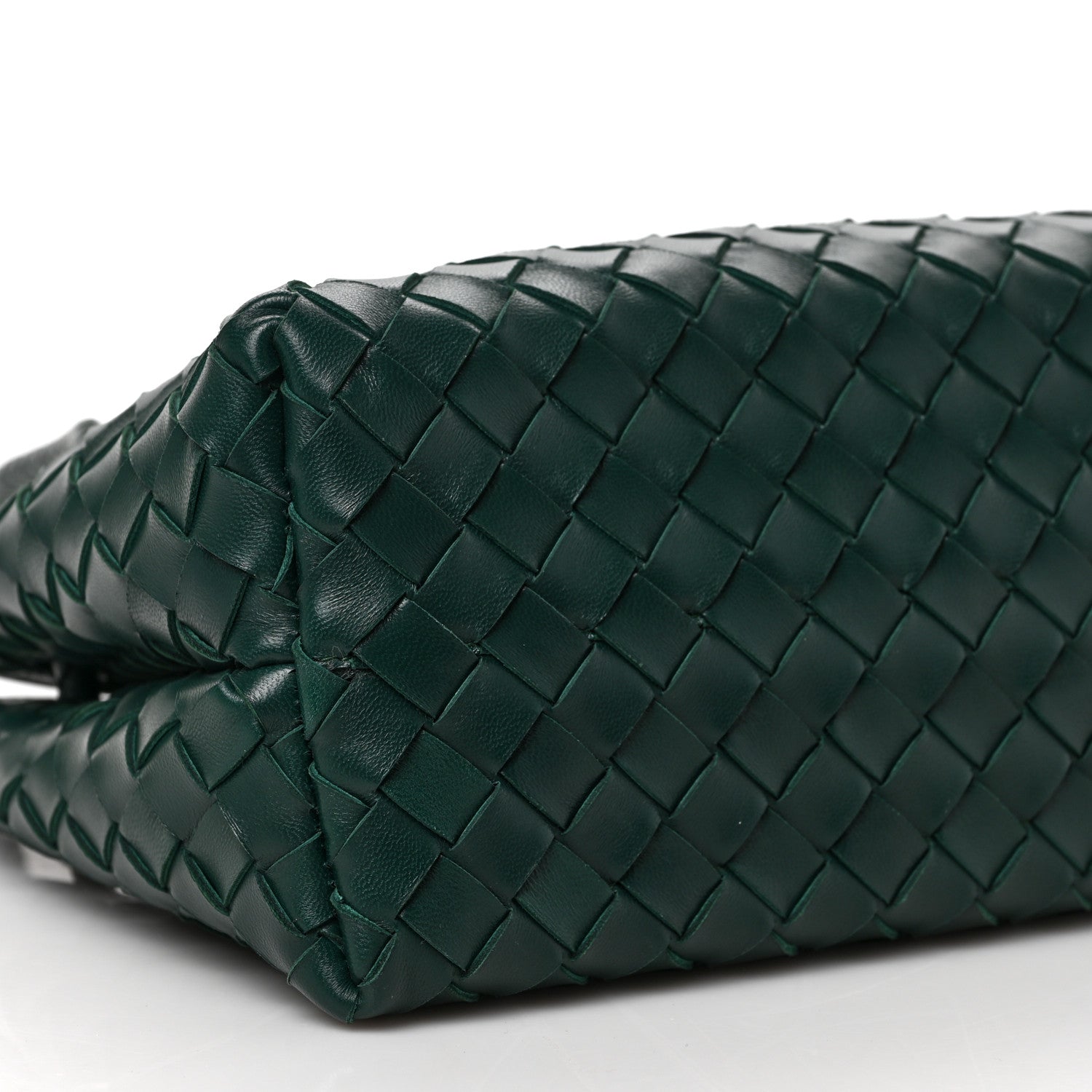 Bottega Veneta Nappa Intrecciato Small East West Andiamo Shoulder Bag Emerald Green 8 of 9