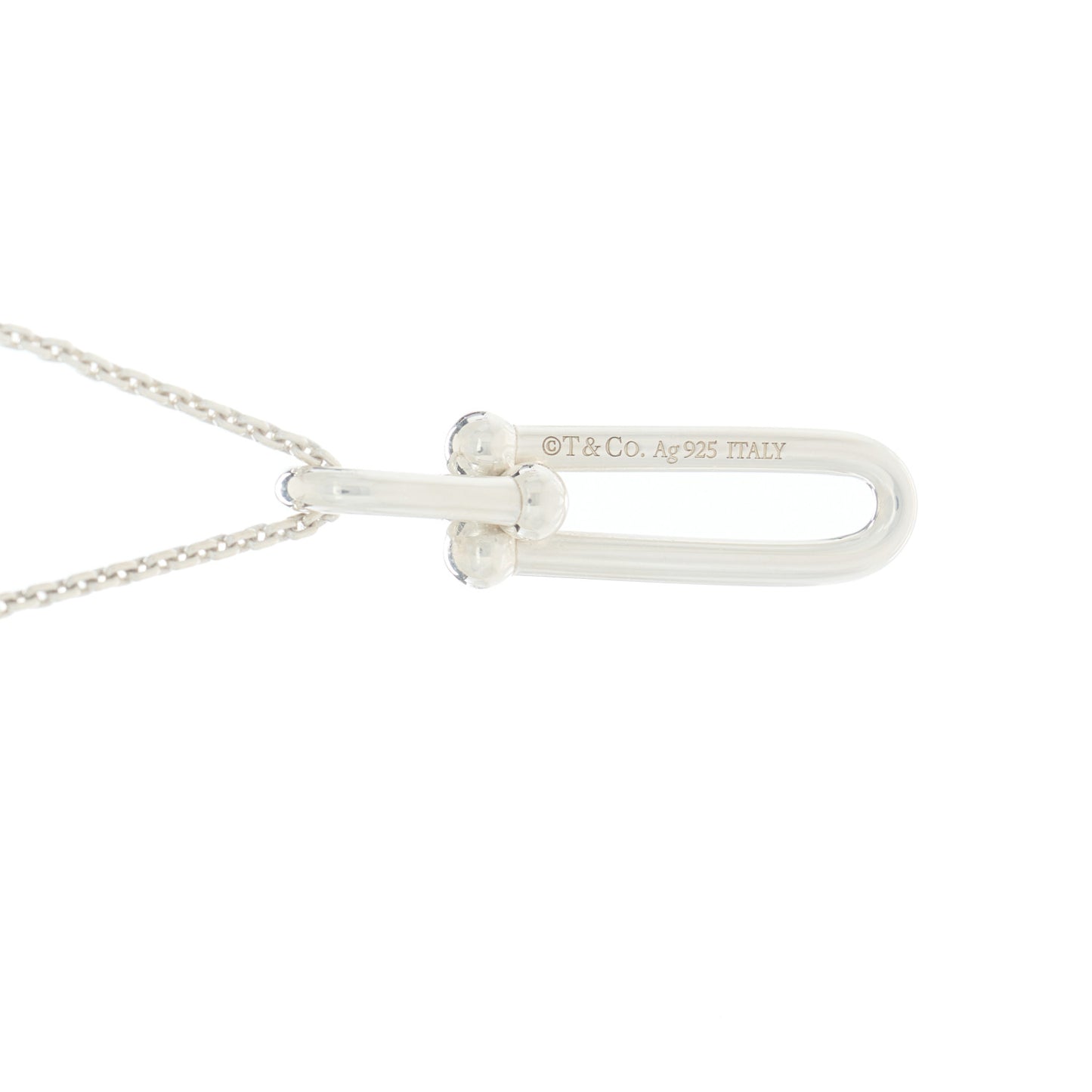 Sterling Silver HardWear Link Pendant Necklace