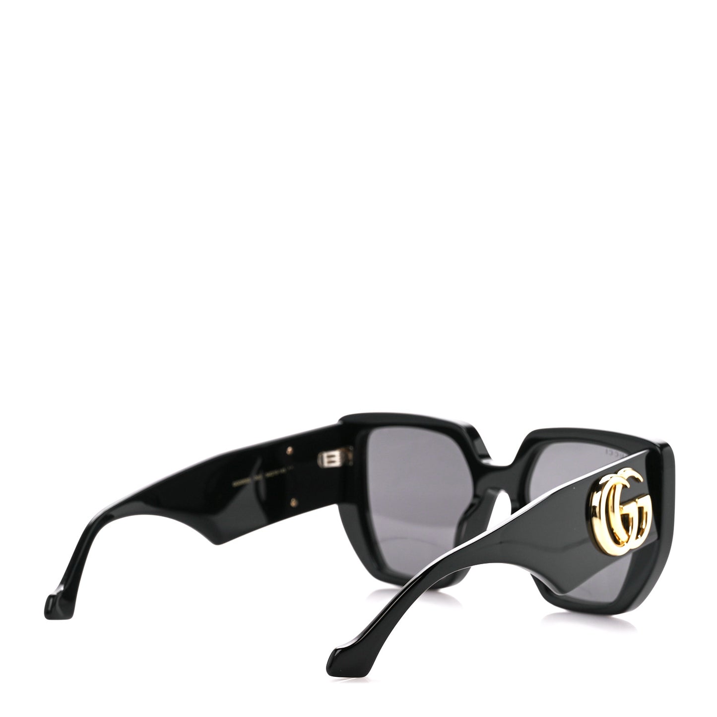 Acetate Square Frame Sunglasses GG0956S Black