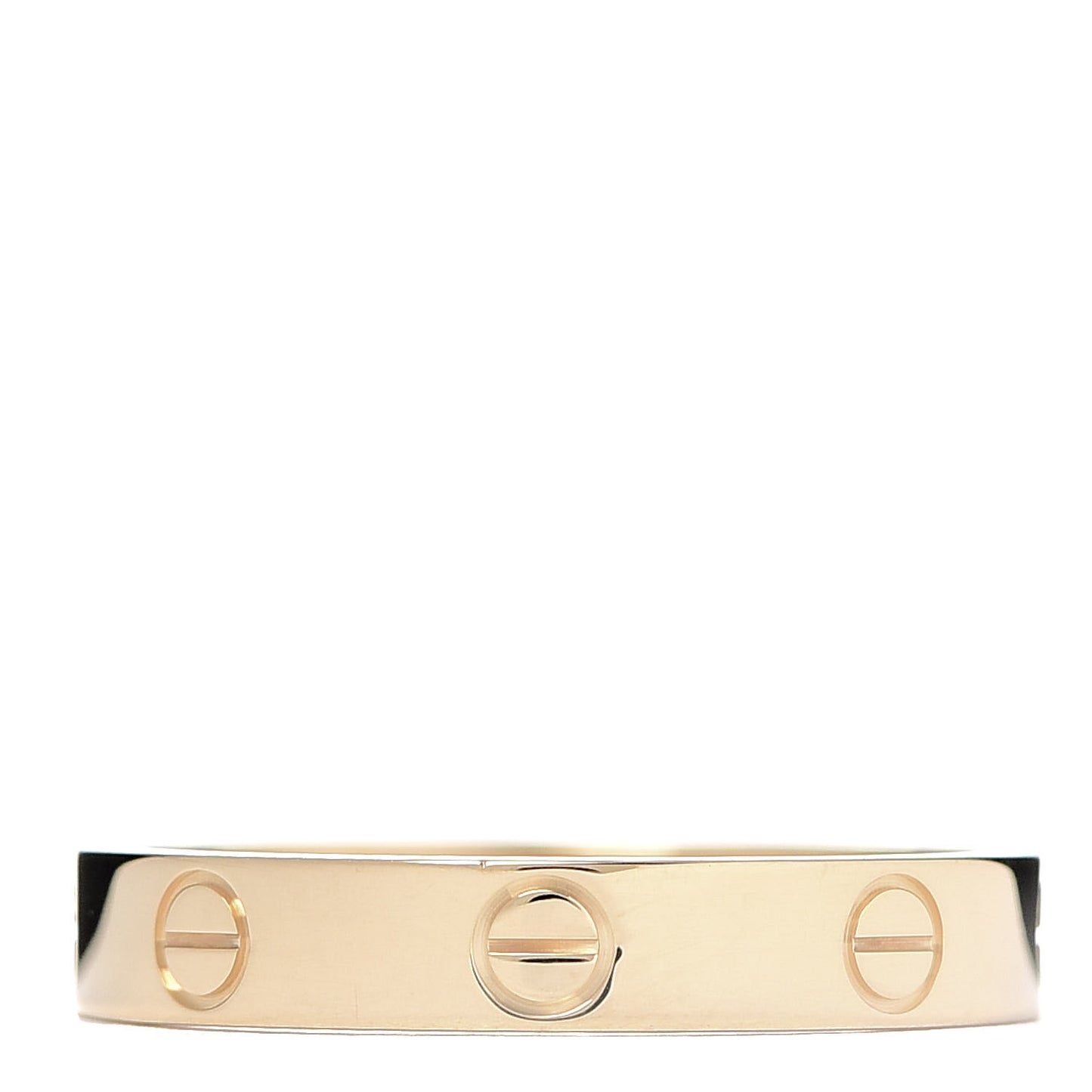 18K Yellow Gold 3.5mm LOVE Wedding Band Ring 57 8