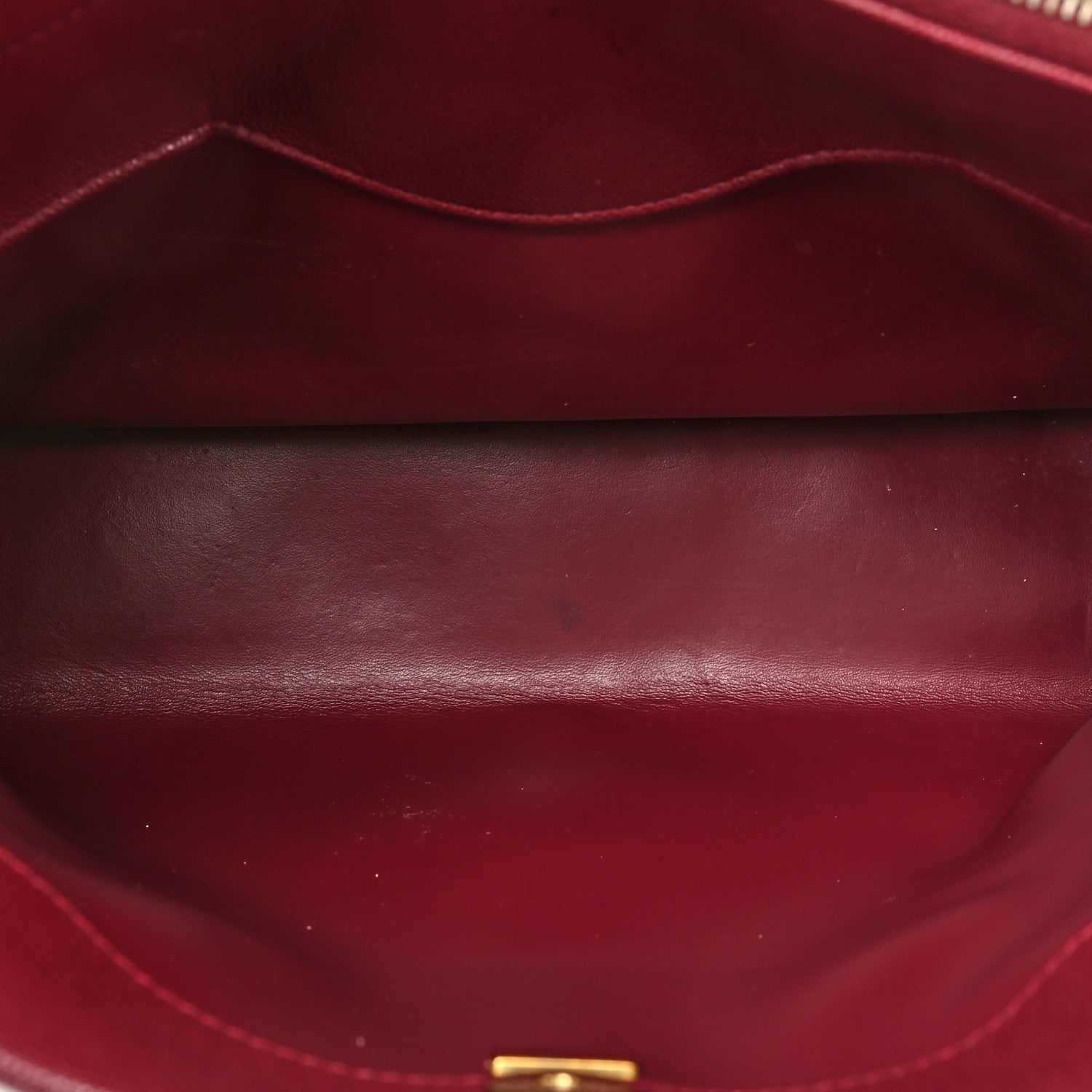 Chanel Caviar Quilted Shopping Tote Dark Burgundy 7 of 18