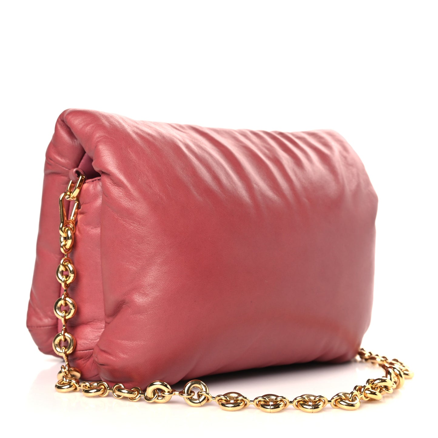 Lambskin Goya Puffer Bag Plumrose