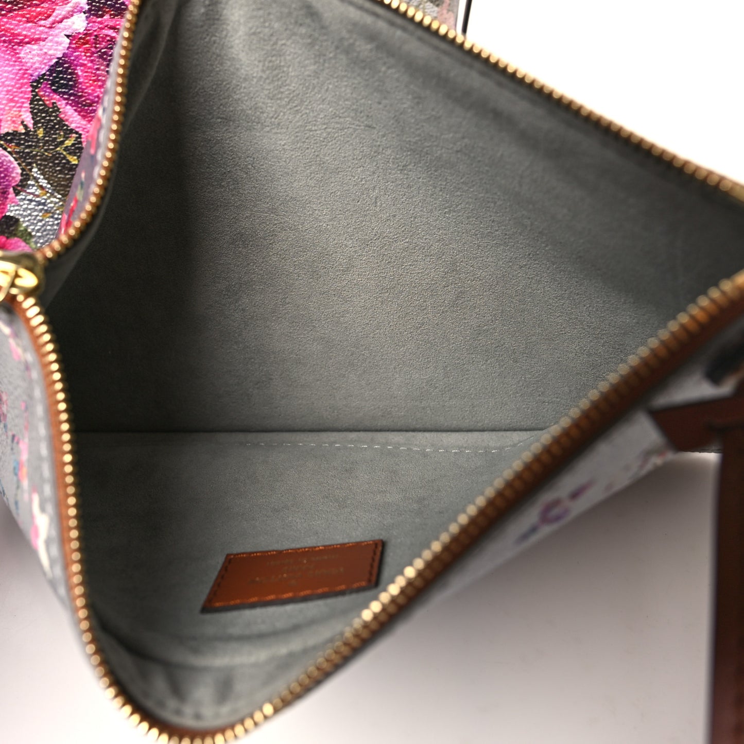 Metallic Monogram LV Garden Neverfull MM Silver