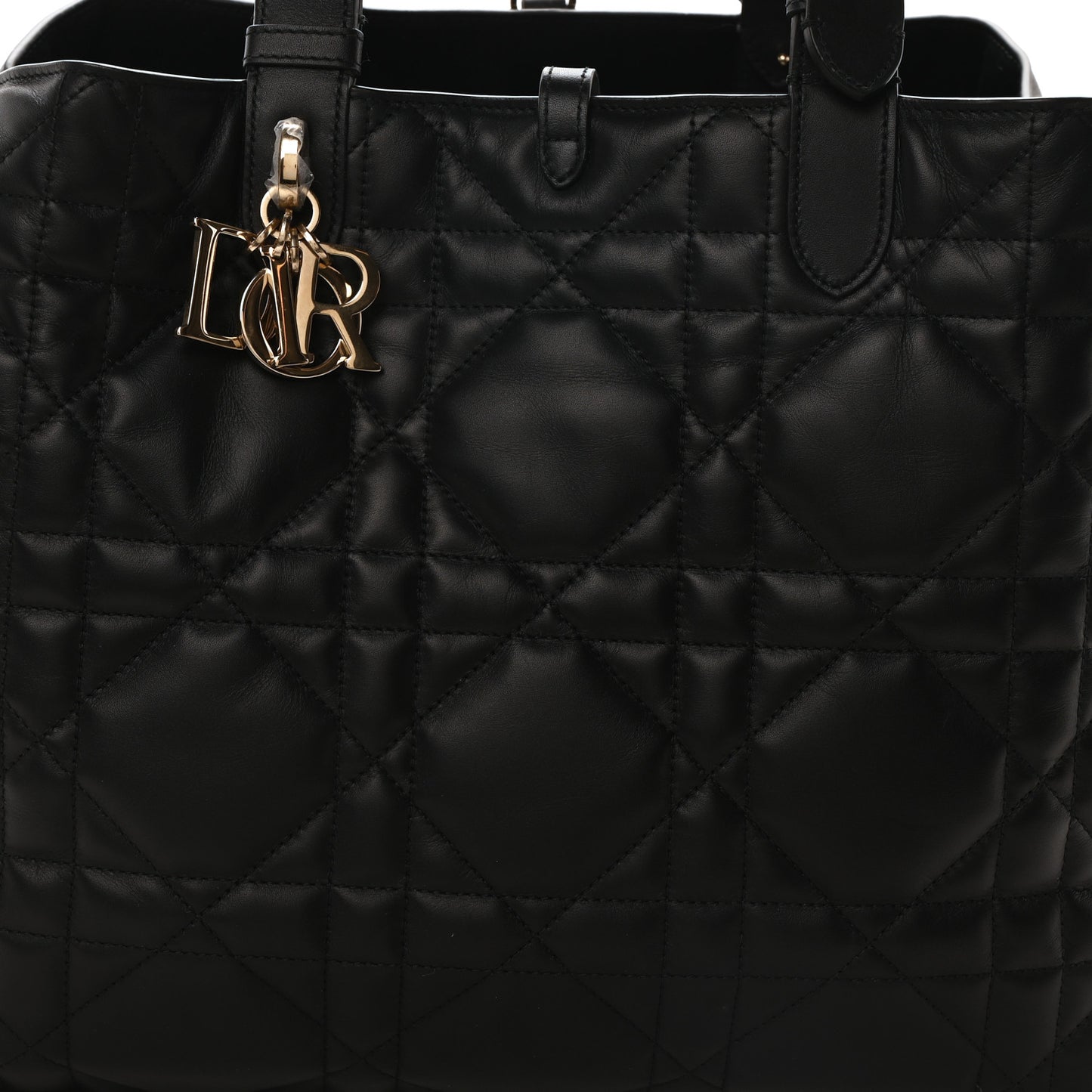 Calfskin Macrocannage Large Toujours Black