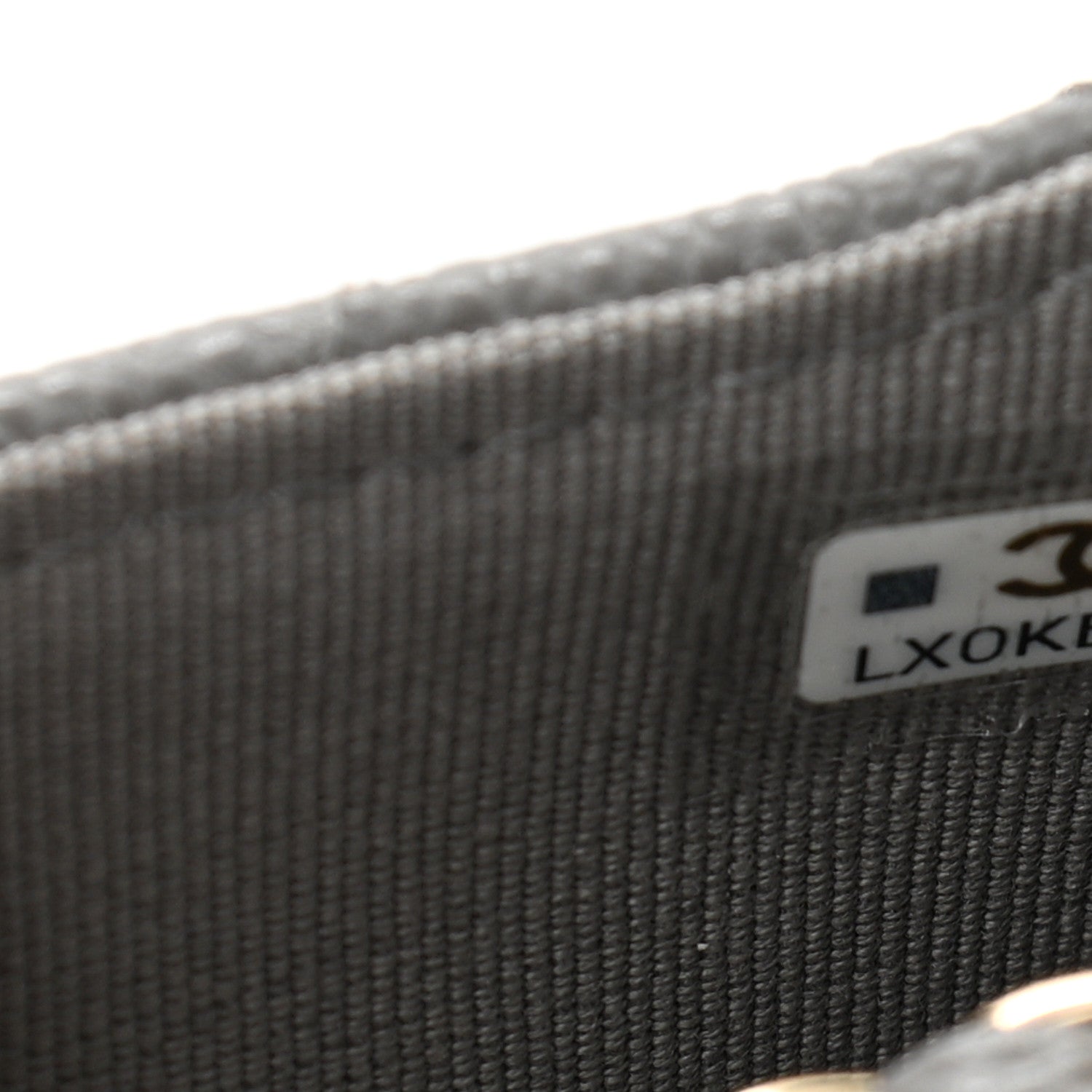 Chanel Caviar Quilted Mini Chain Belt Bag Grey 8 of 12