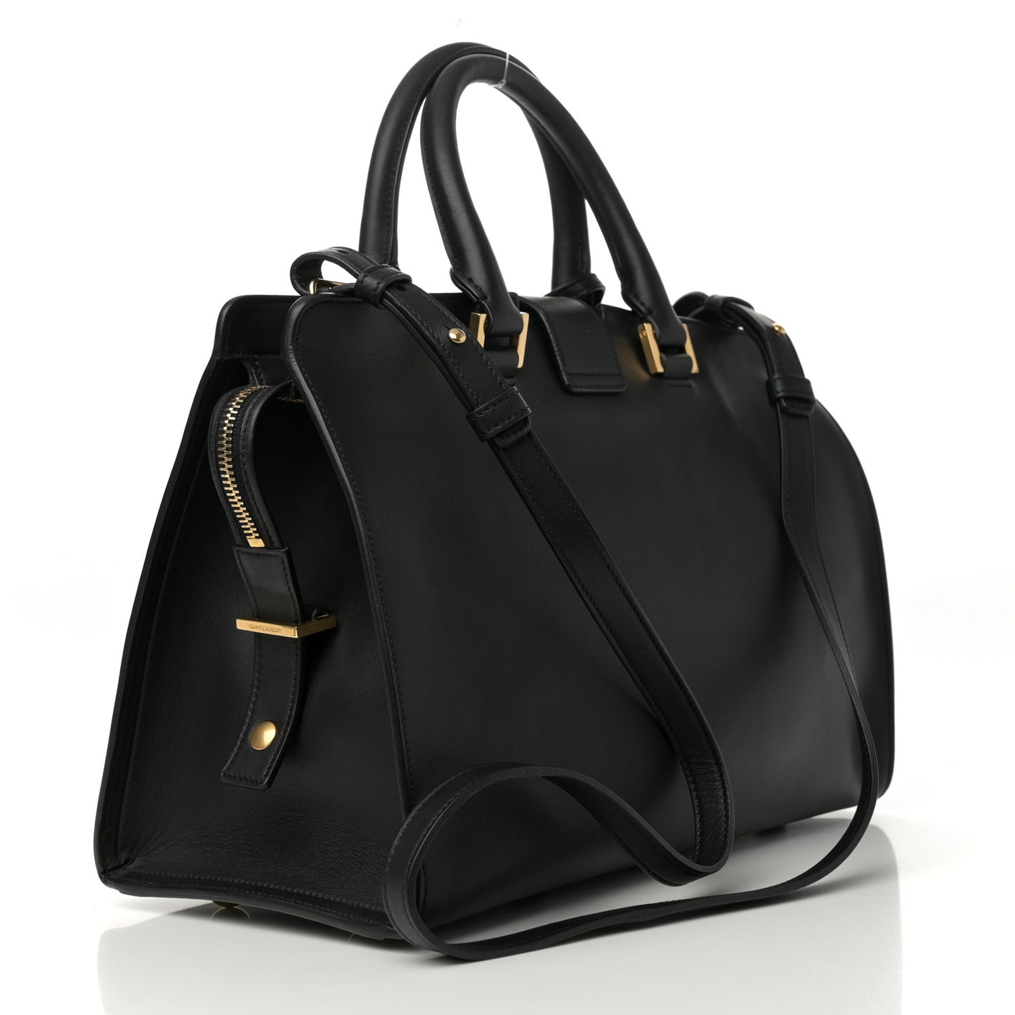 Calfskin Small Classic Y Cabas Black