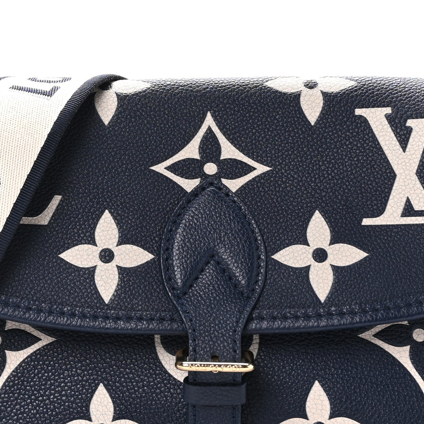 Empreinte Giant Monogram Diane Navy Creme