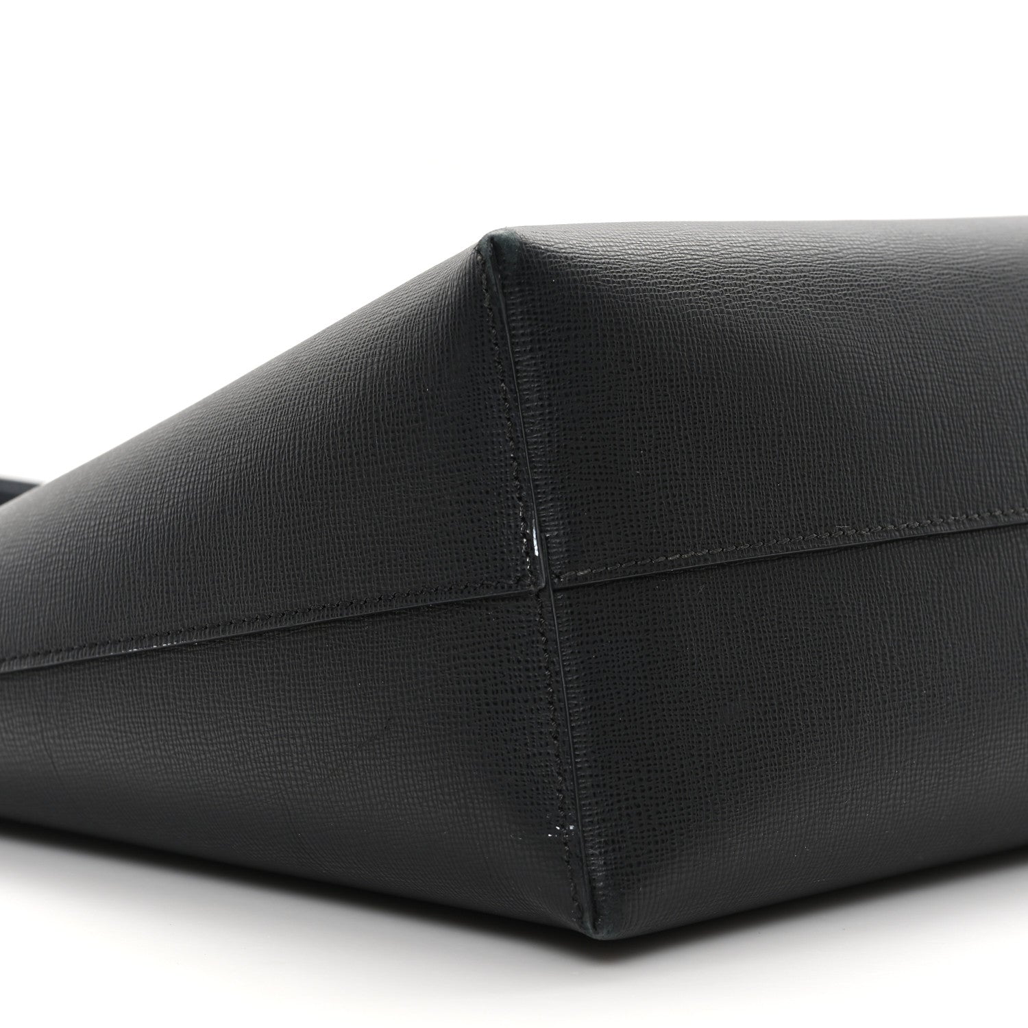 Tom Ford Grained Calfskin Small T Tote Black 8 of 13