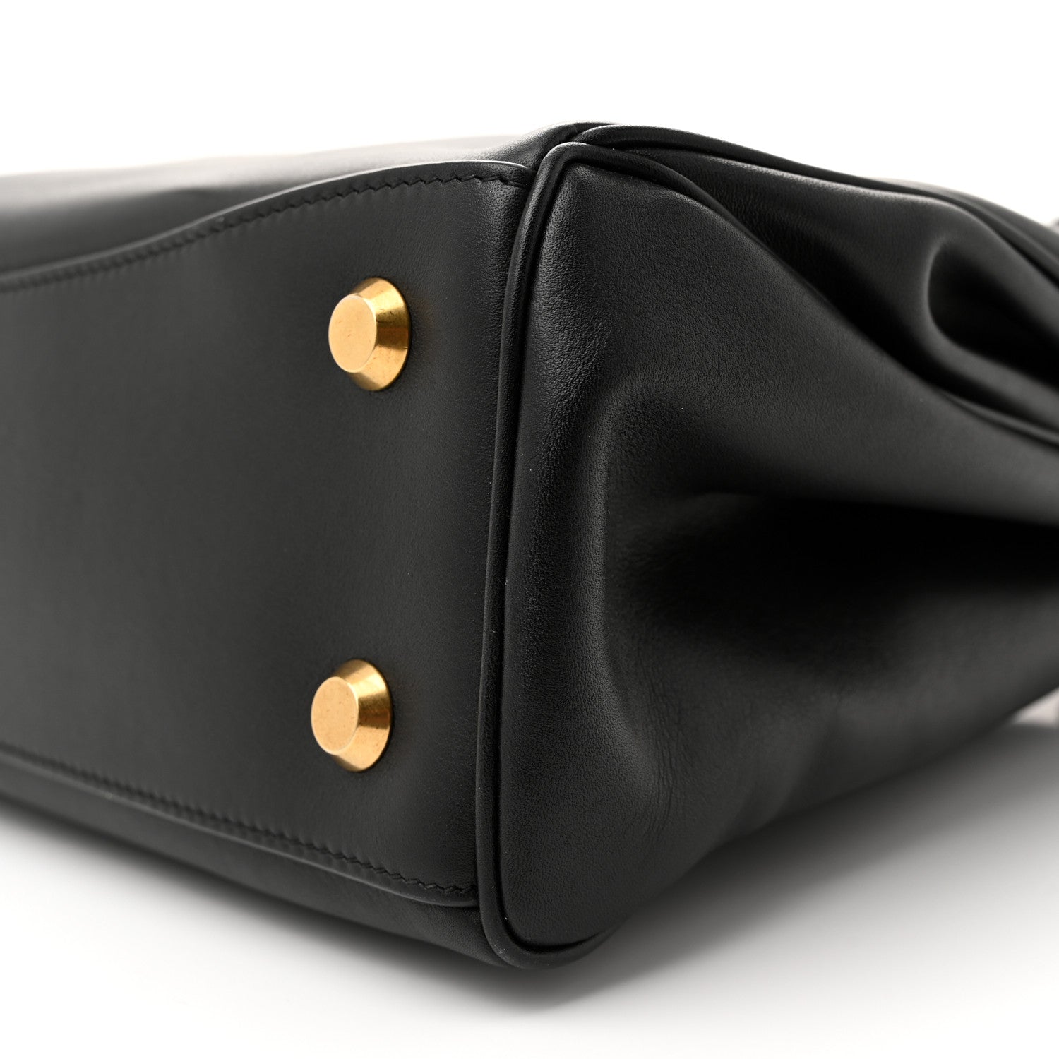 Balenciaga Natural Smooth Calfskin Medium Rodeo Top Handle Handbag Black 11 of 13