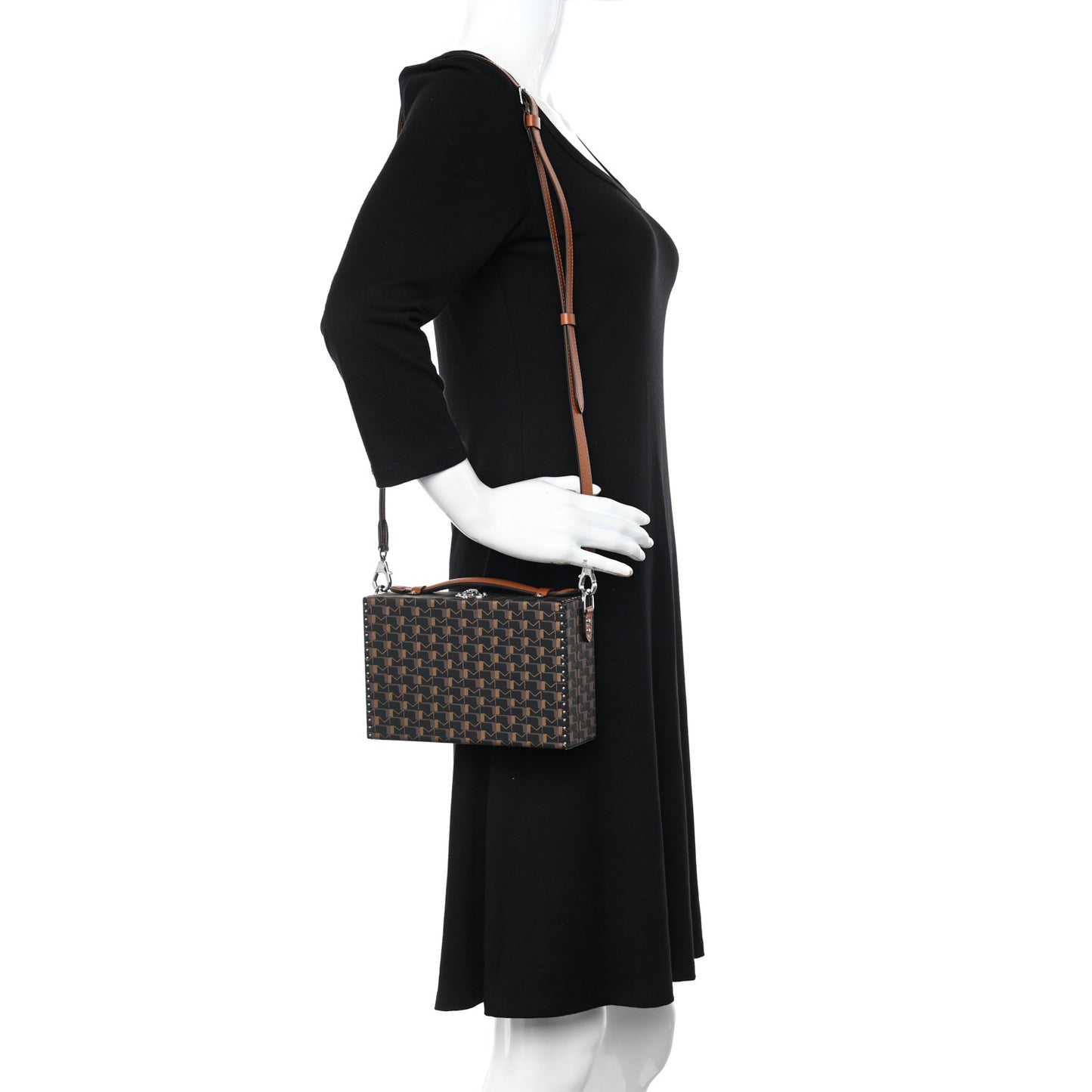 Toile 1920 Oh! Little Suitcase Carbon Bronze Cognac