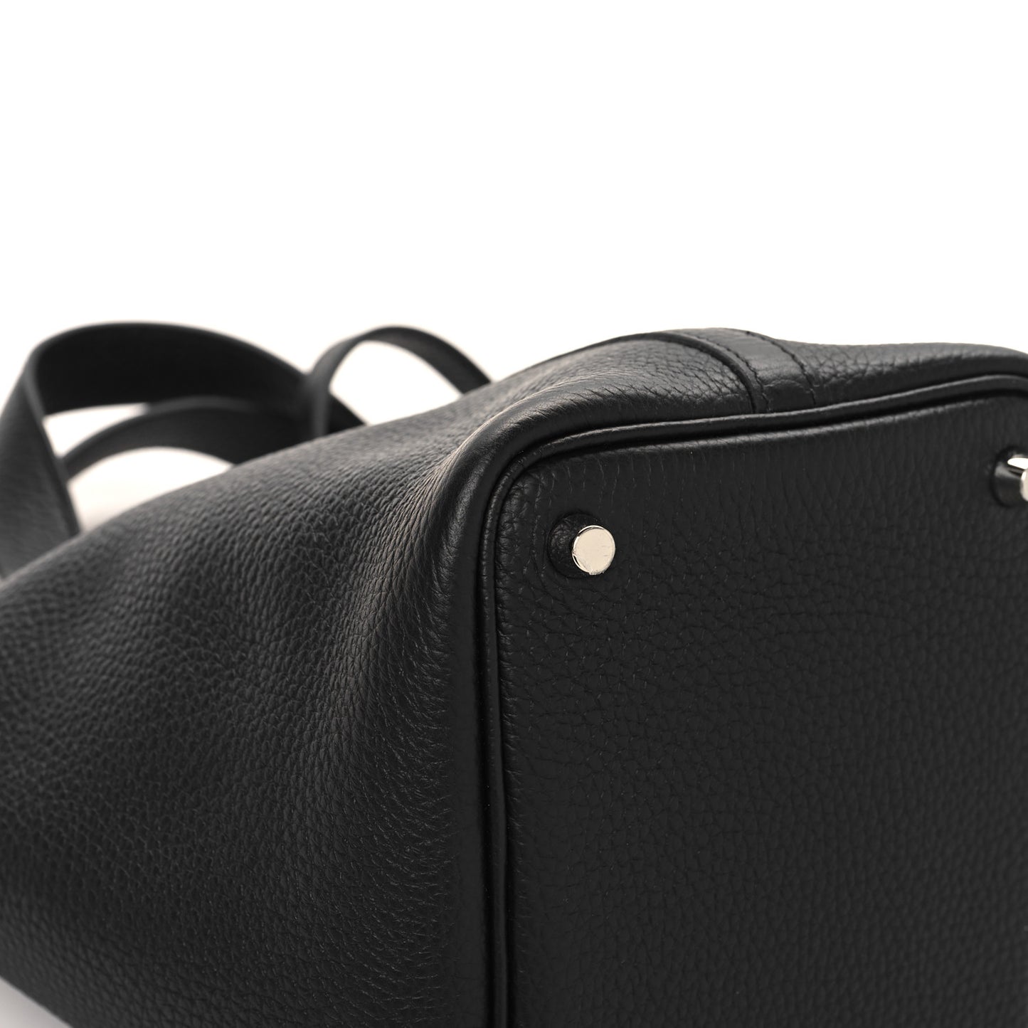 Taurillon Clemence Picotin Lock 18 PM Black