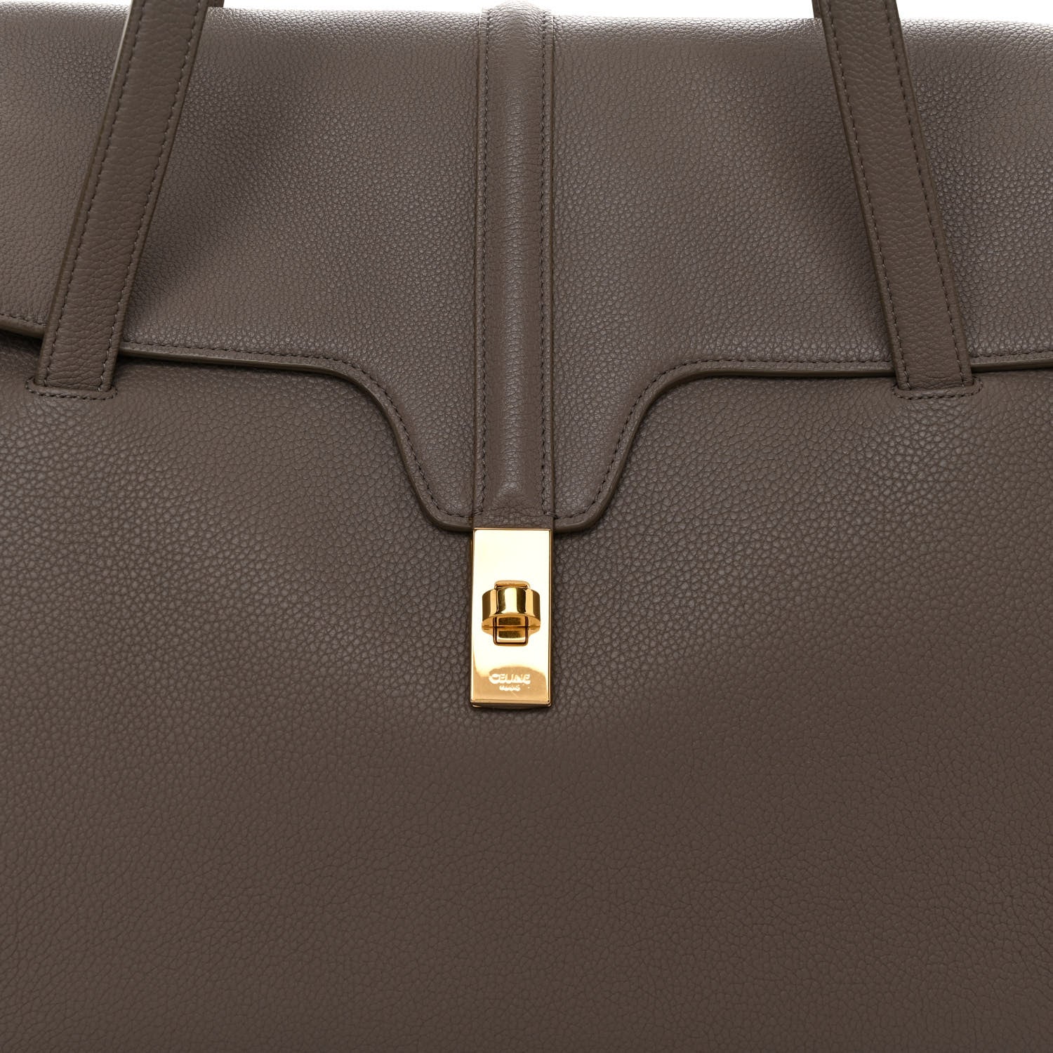 Celine Supple Grained Calfskin Large Soft 16 Bag Pebble 7 of 10