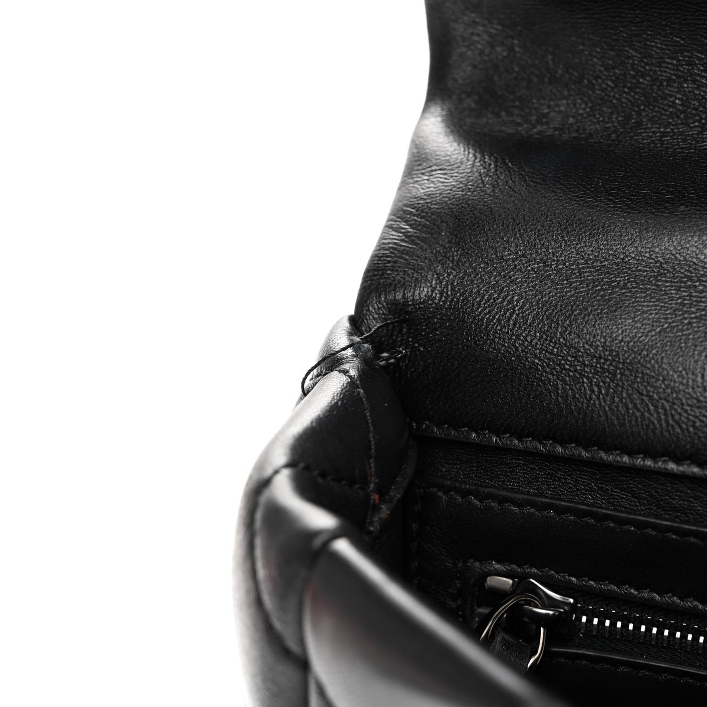 Nappa Monochrome Medium Roman Stud Shoulder Bag Black