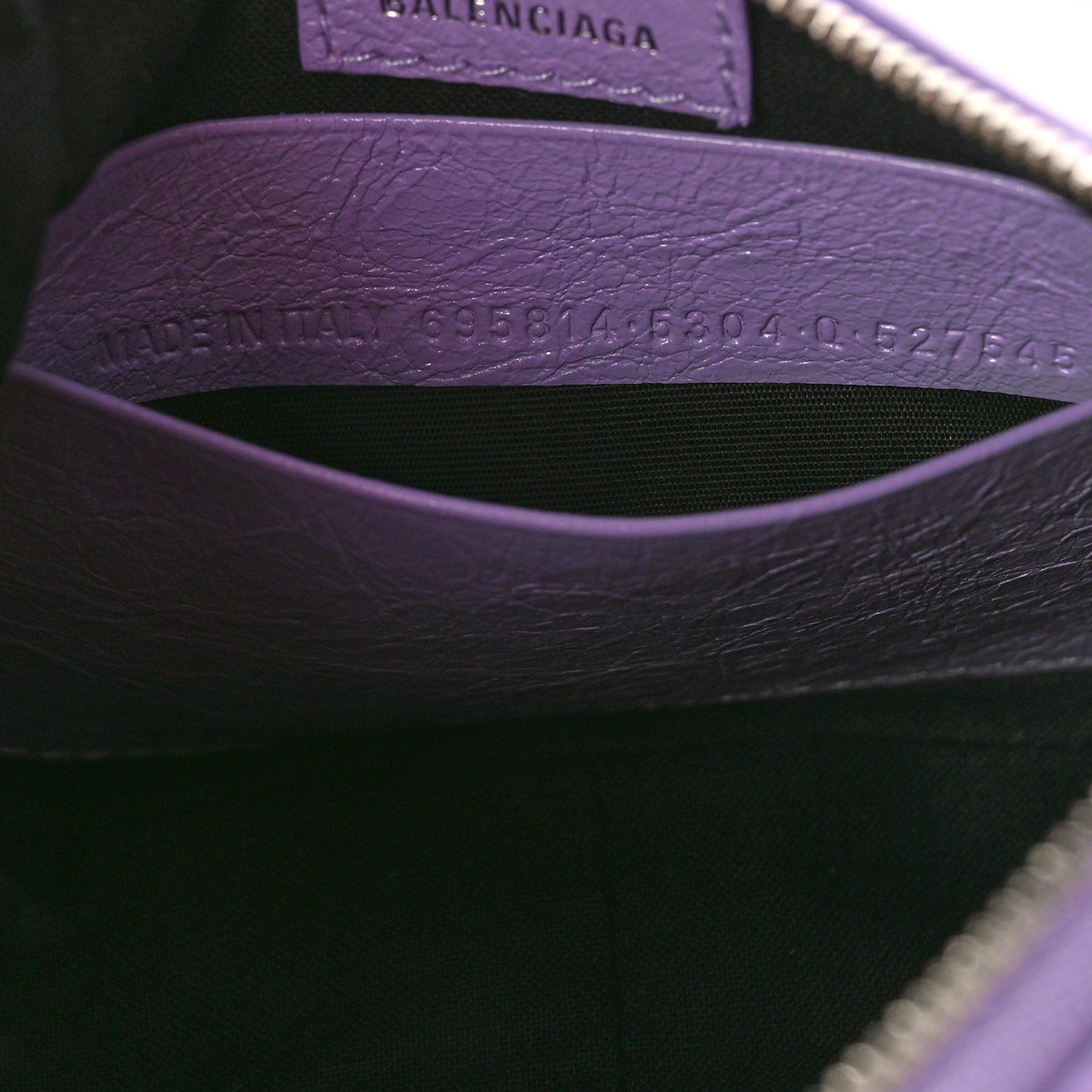 Agneau Arena Le Cagole Mini Purse With Chain Lilac