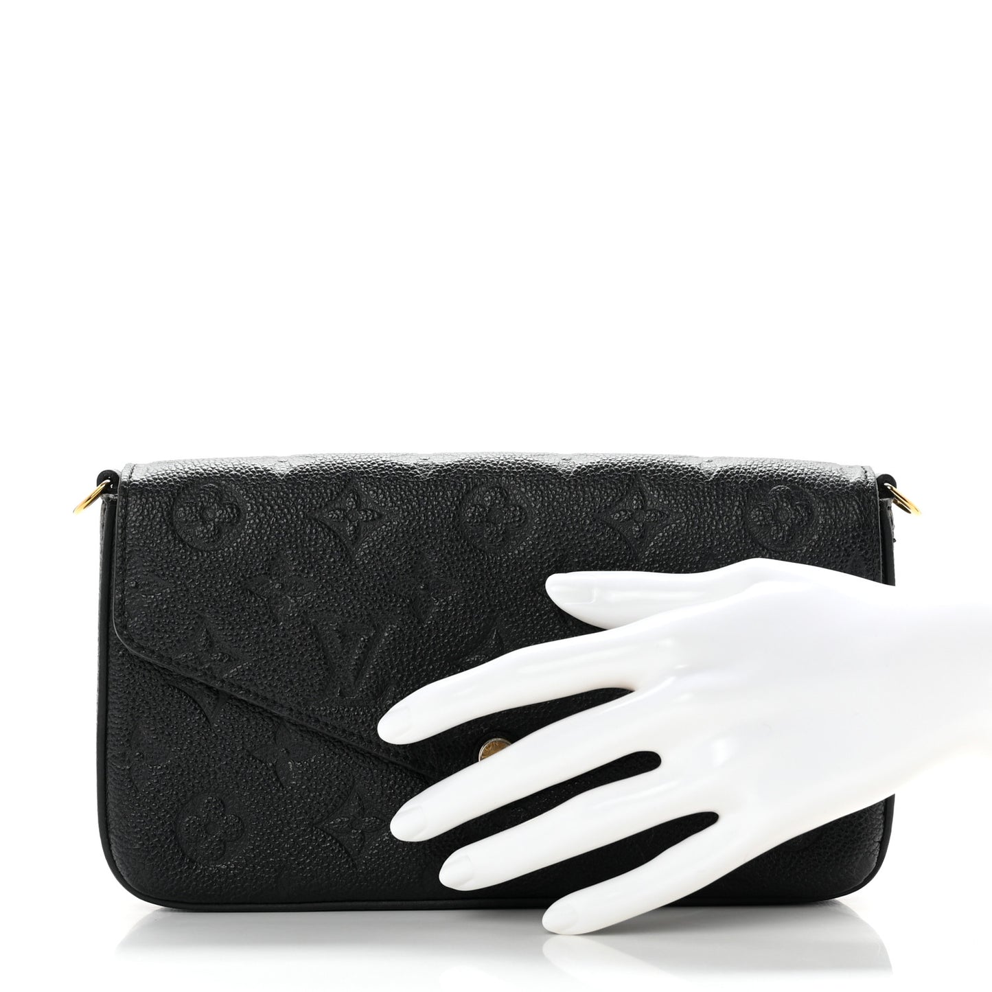 Empreinte Pochette Felicie Chain Wallet Black
