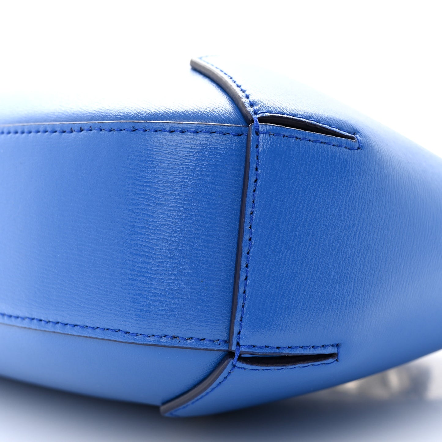 Smooth Calfskin Jeweled Hobo Bag Blue