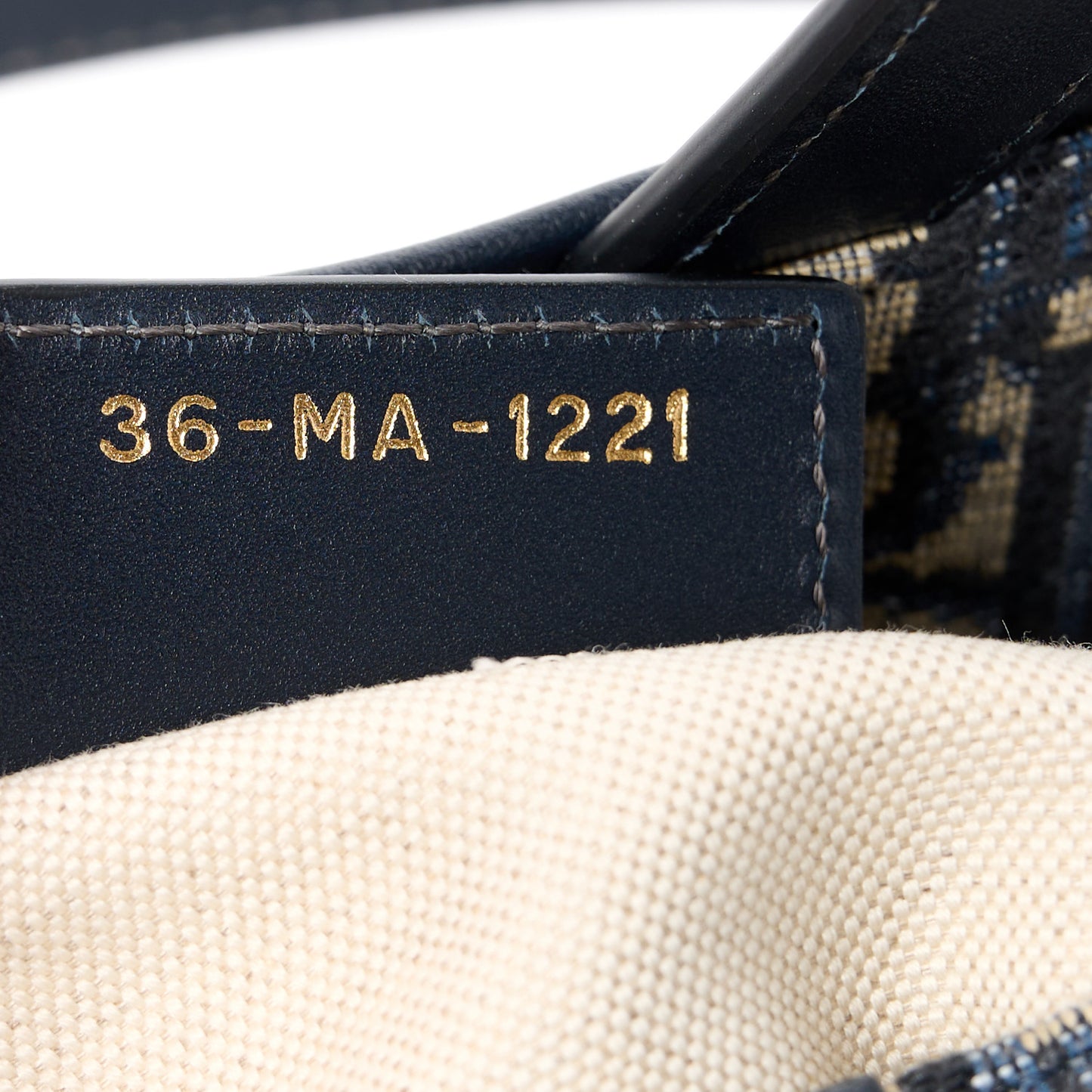 Oblique Saddle Bag Blue