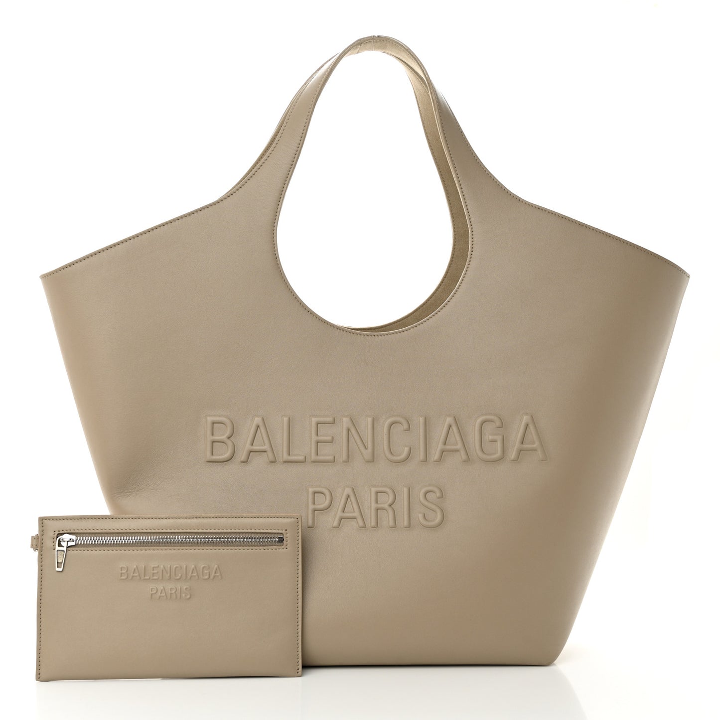 Smooth Calfskin Medium Mary Kate Tote Taupe
