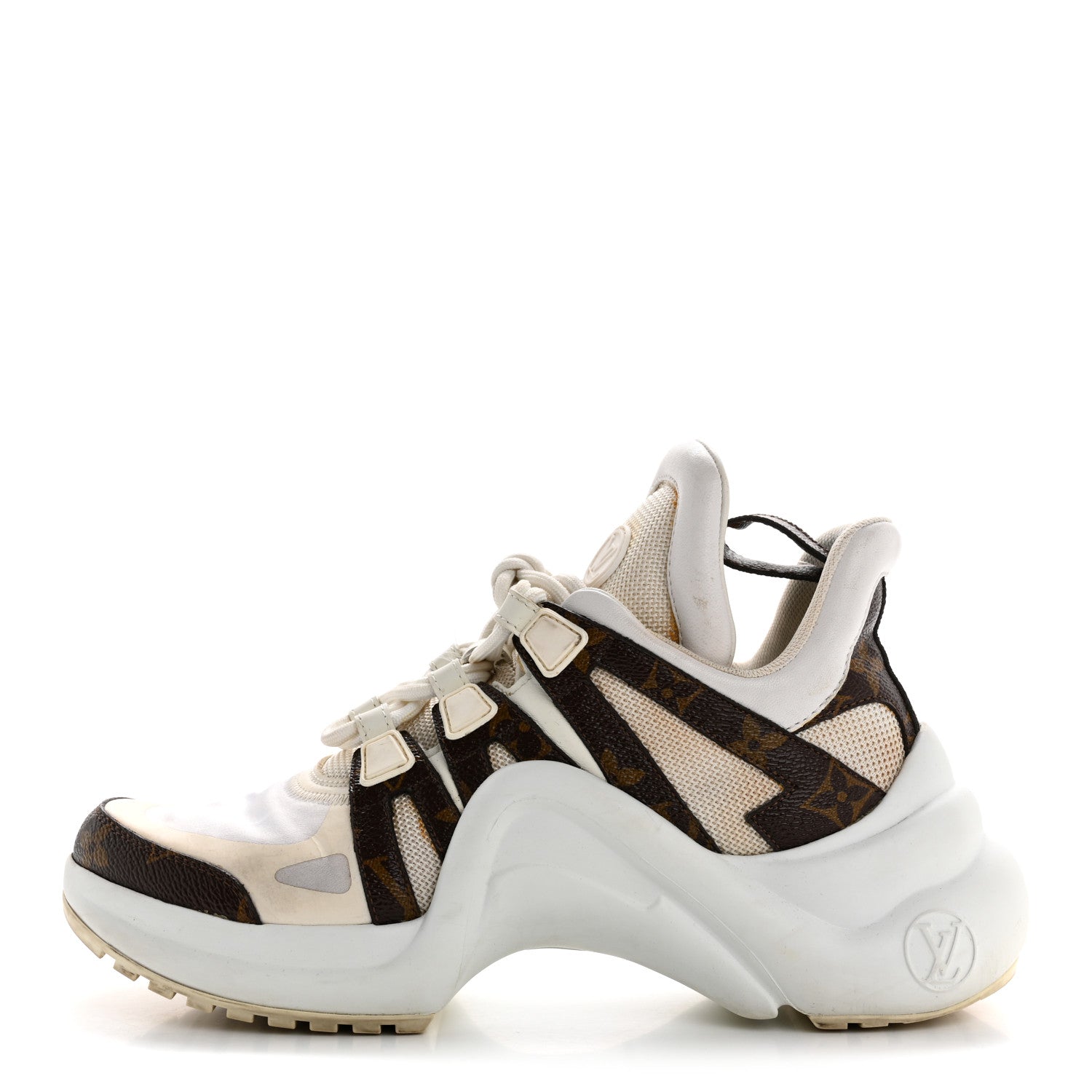 Louis Vuitton Archlight スニーカー ホワイト 37 Louis Vuitton Patent Monogram LV Archlight Sneakers 37 White