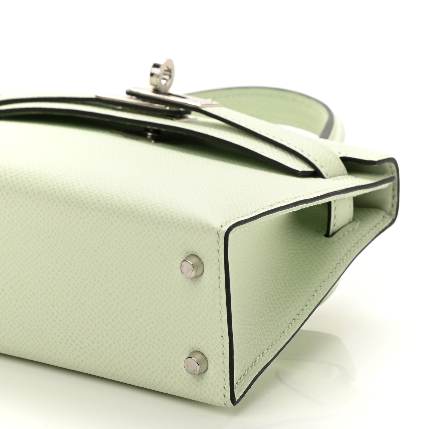 Epsom Mini Kelly Sellier 20 Vert Fizz