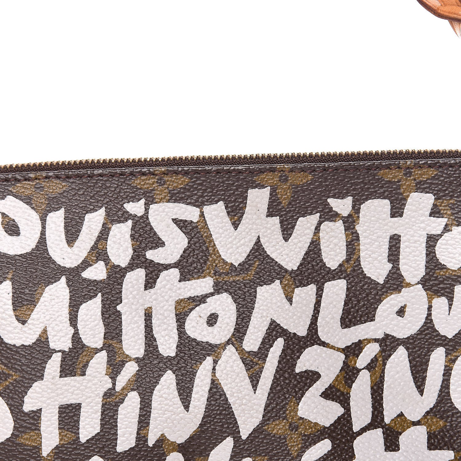 Louis Vuitton Monogram Graffiti Pochette Accessories Silver 11 of 13