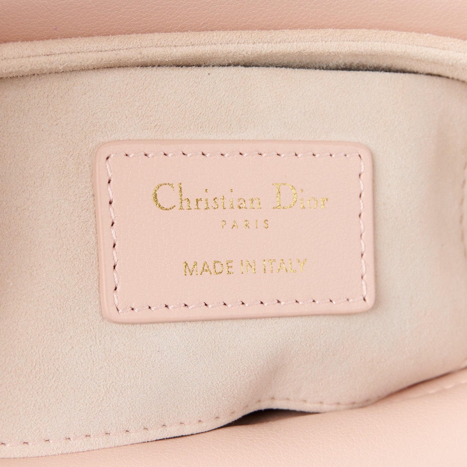 Christian Dior Lambskin Cannage Mini Jolie Top Handle Bag Powder Pink 6 of 10