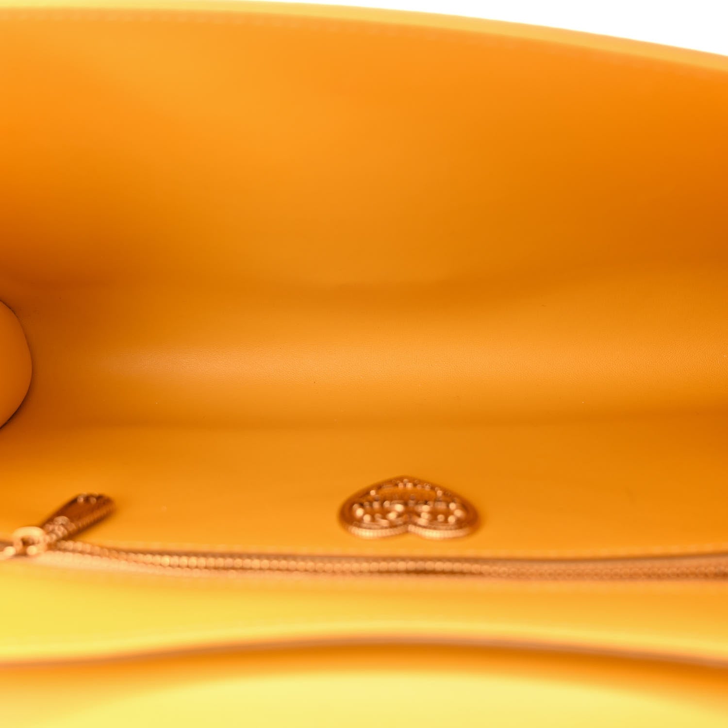 Dolce & Gabbana Calfskin Large Devotion Crossbody Bag Yellow 5 of 10