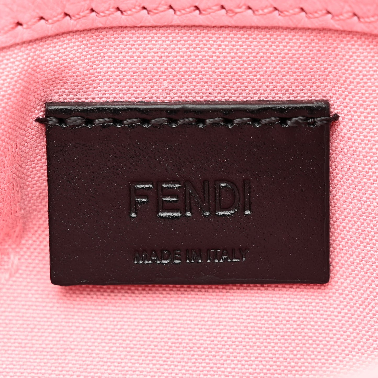 Vitello Flamingo Tube Wallet on Chain Pink