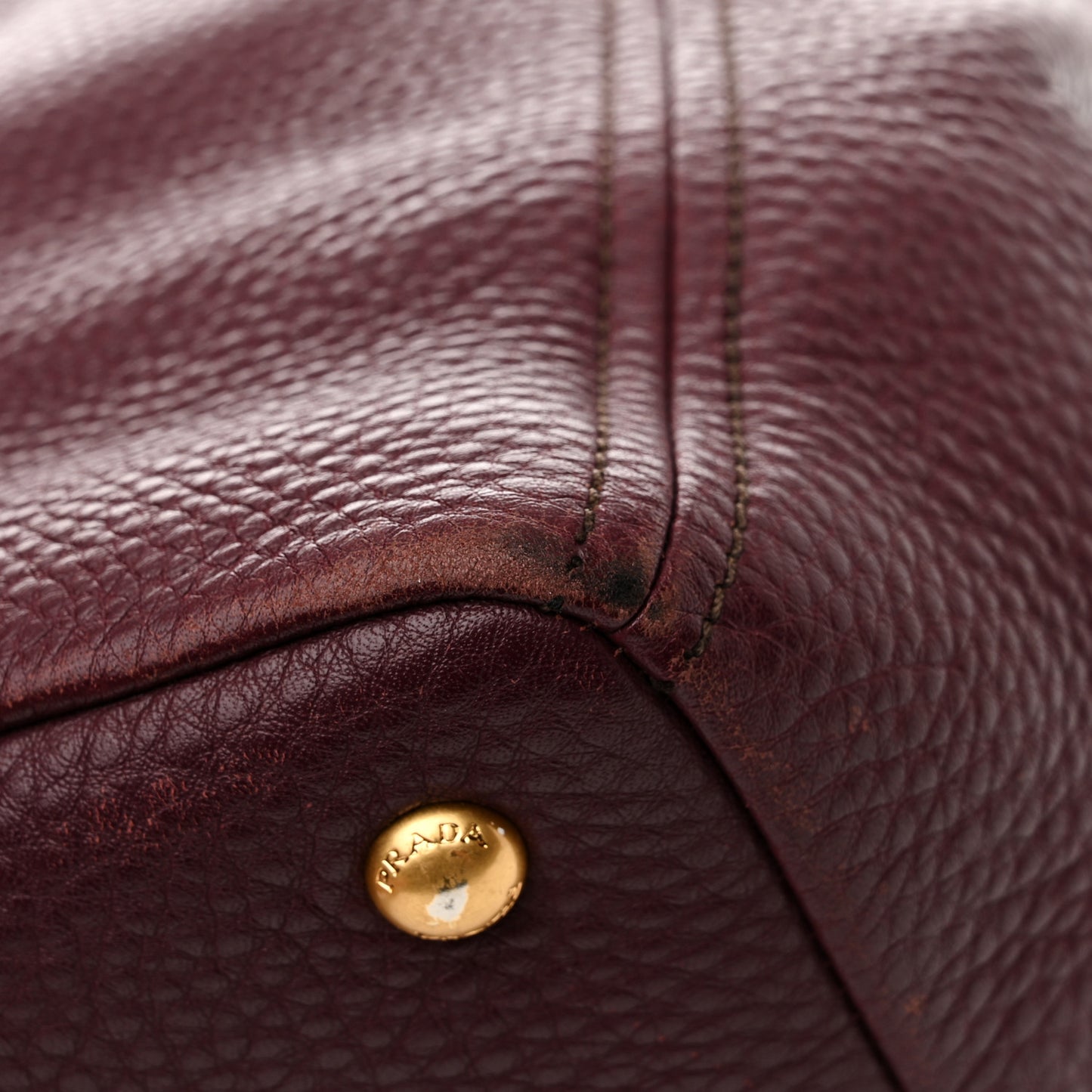 Vitello Daino Tote Granato