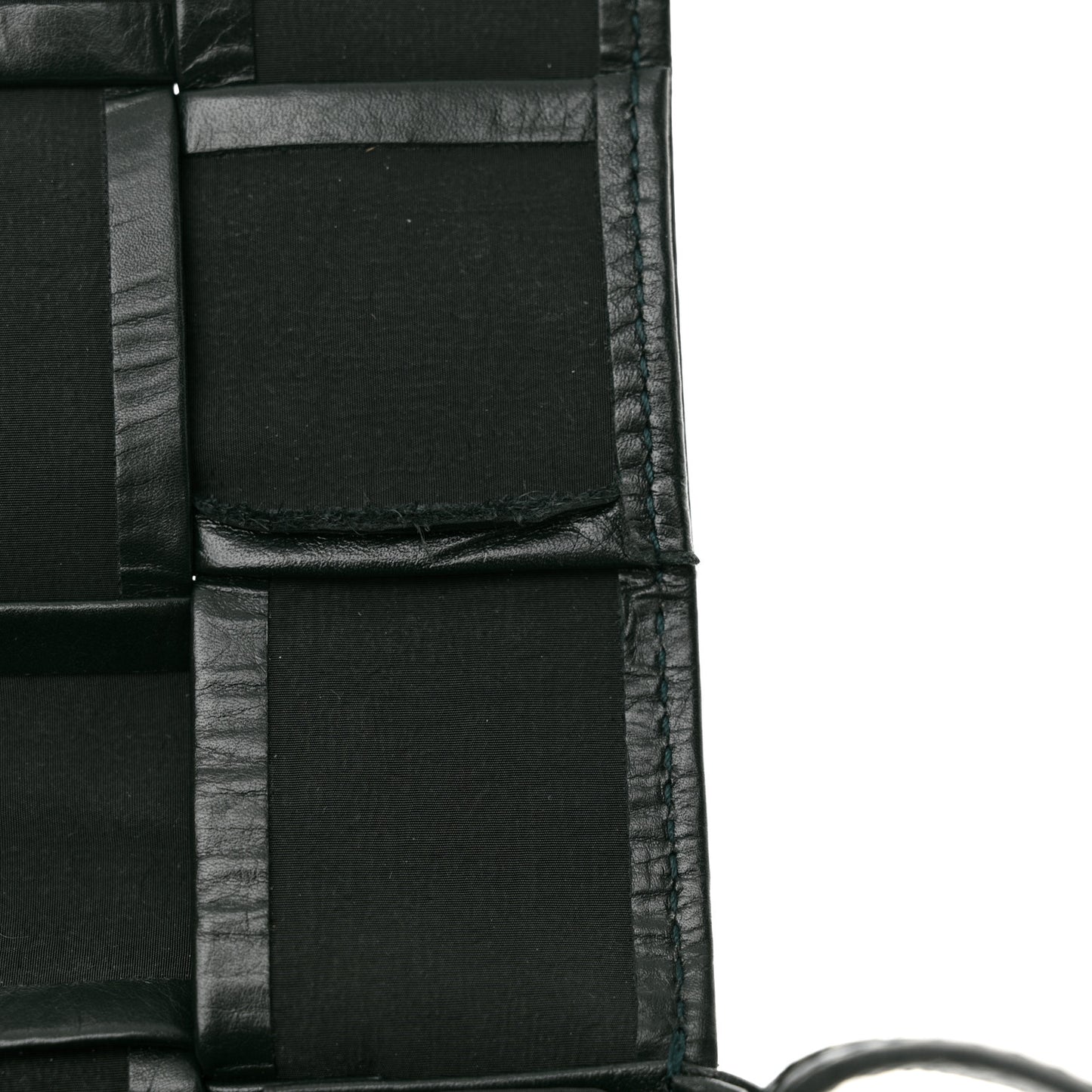 Paper Calfskin Maxi Intreccio Extra Mini Cassette Crossbody Bag Black