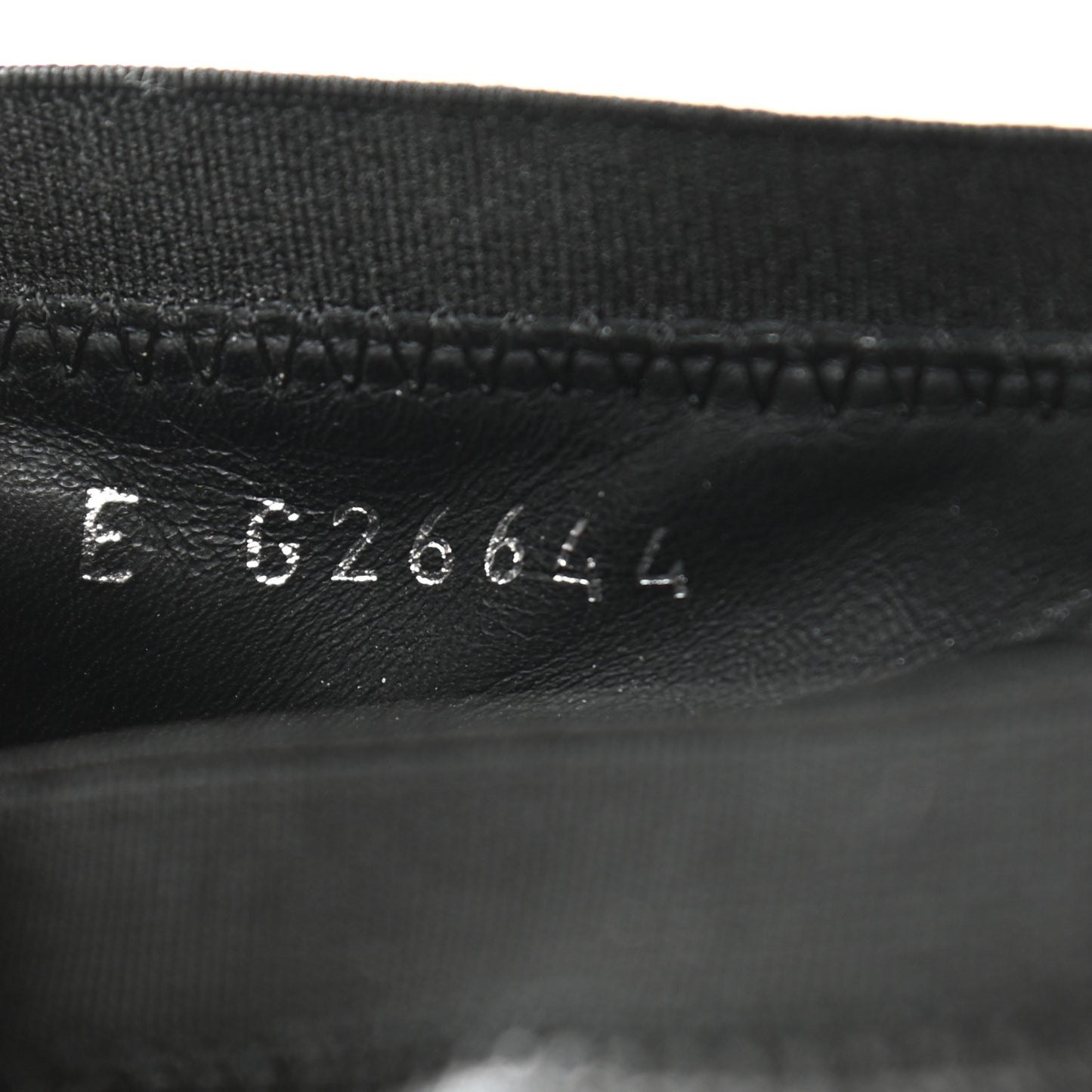 Lambskin Patent CC Elastic Cap Toe Ballerina Pumps 37 Black