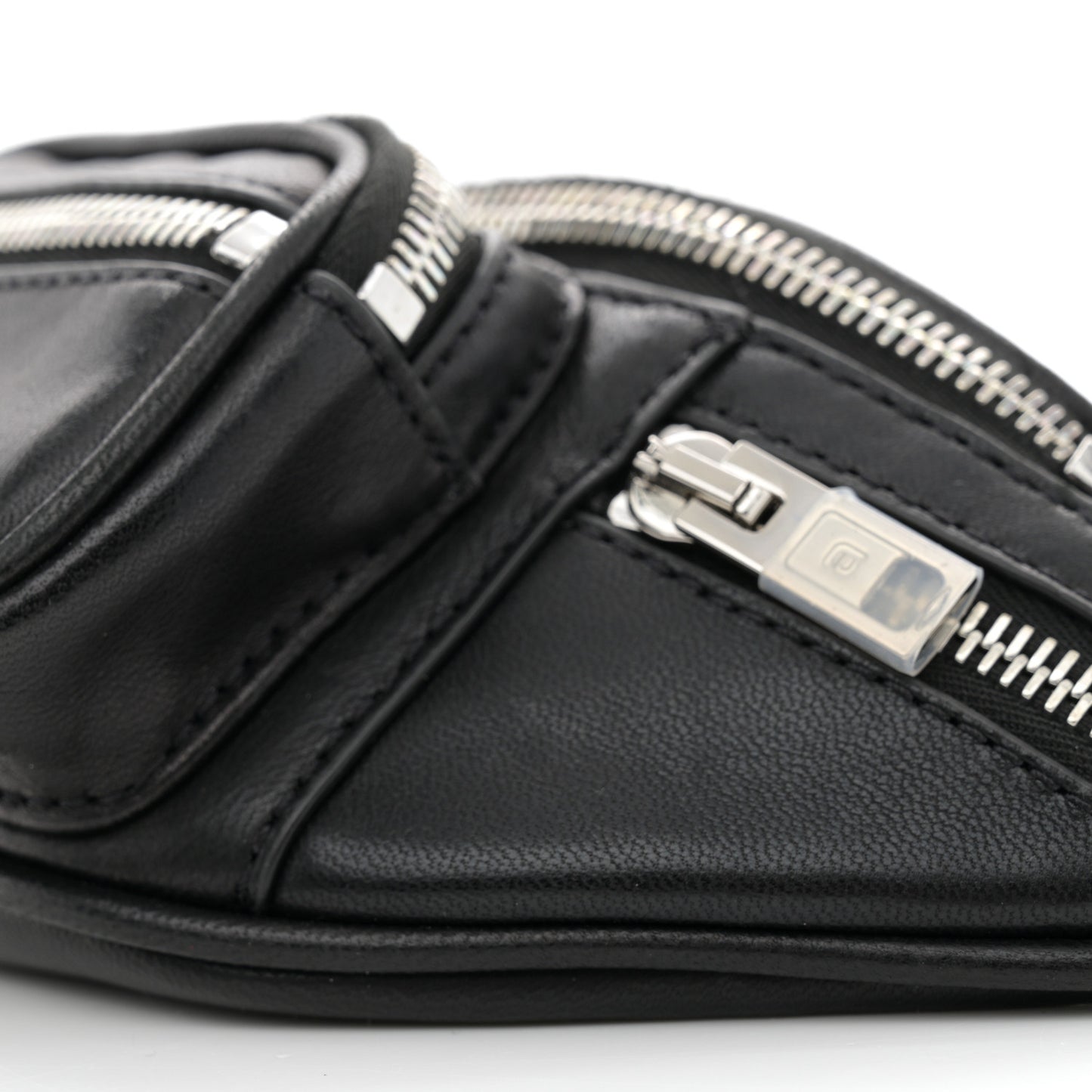 Lambskin Mini Attica Belt Bag Black