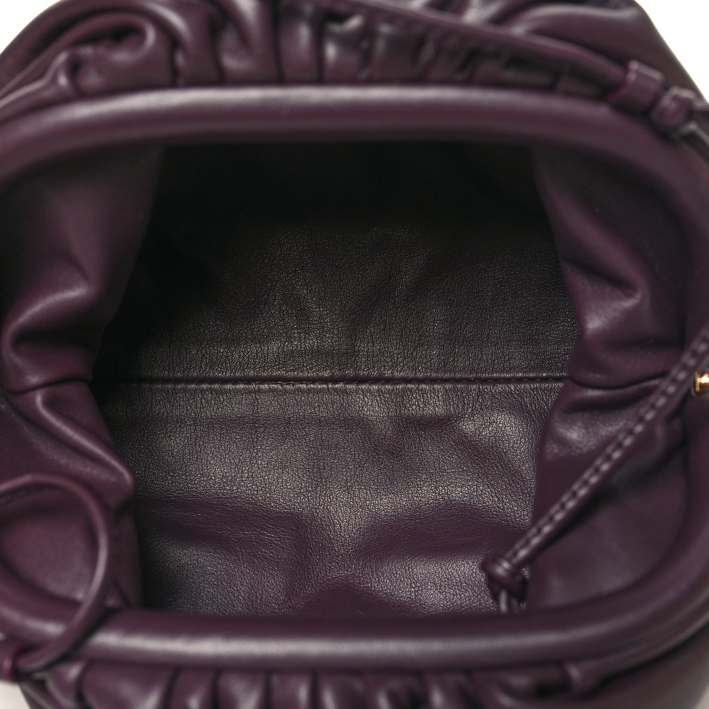 Butter Calfskin The Mini Pouch Grape