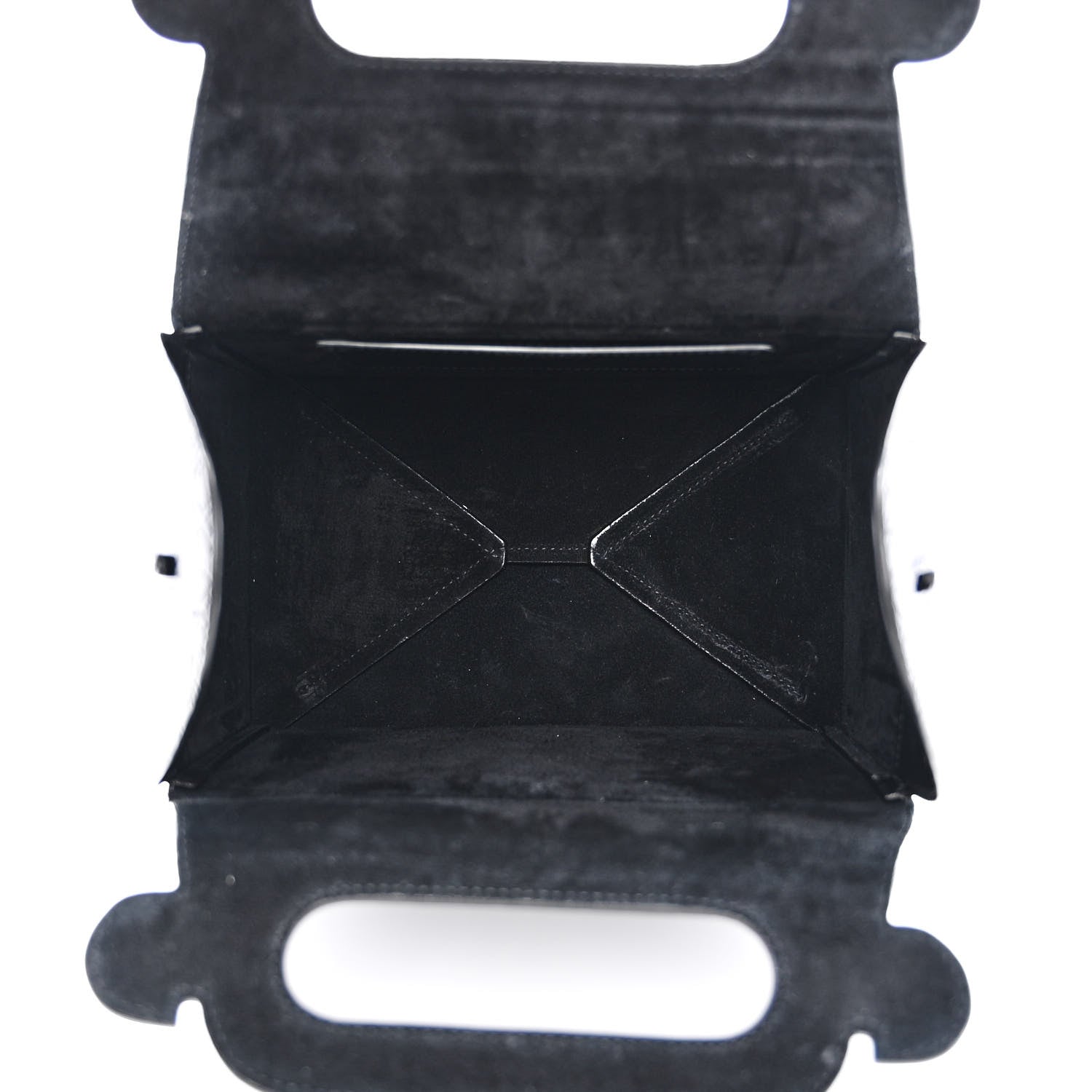 Saint Laurent Calfskin Monogram Take Away Box Black 5 of 10