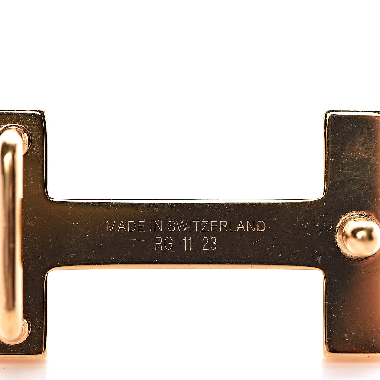 Focus 13mm Belt Buckle Gold