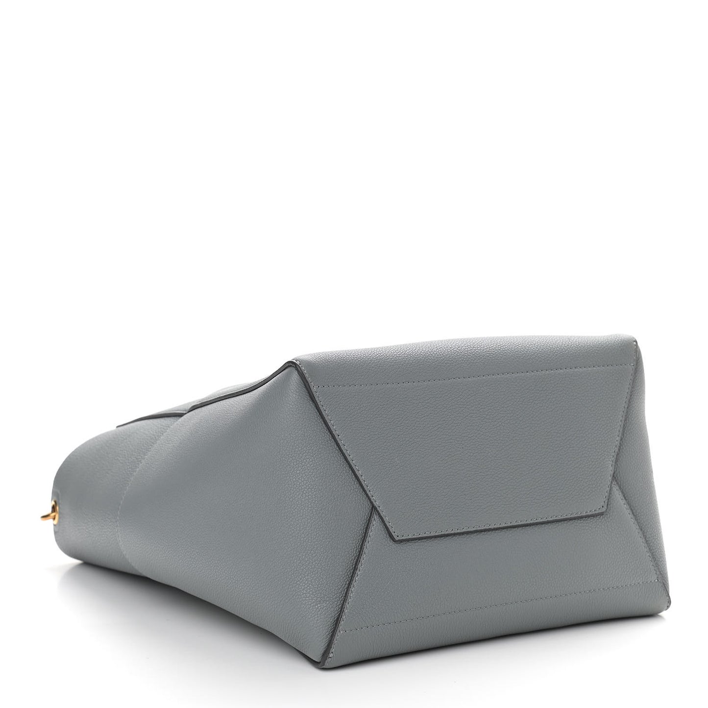 Soft Grained Calfskin Sangle Bucket Bag Storm