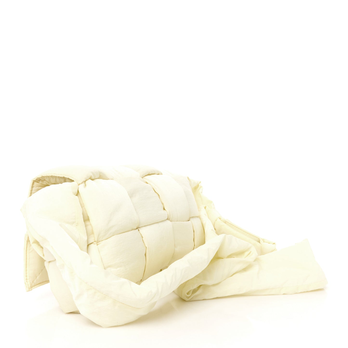 Nylon Intrecciato Padded Tech Cassette Bag Zest Washed