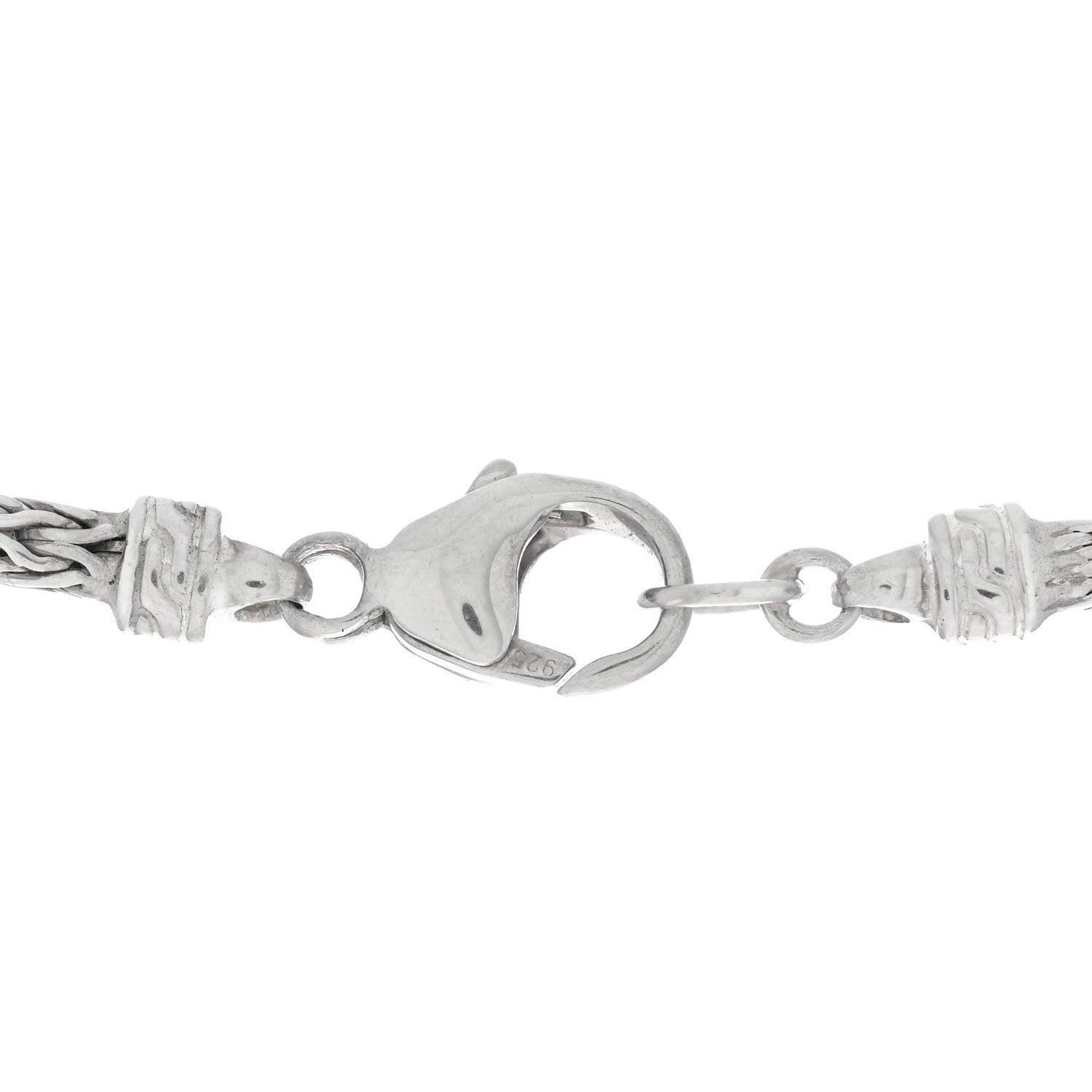 John Hardy JOHN HARDY Sterling Silver Black Diamond Bar Station Necklace 4 of 5