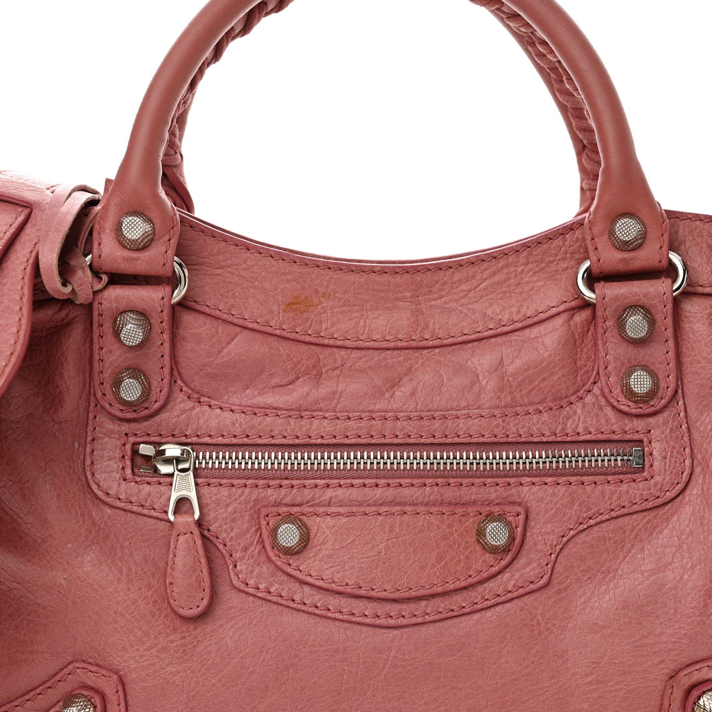Agneau Giant 12 Silver Hardware Town Rose Bruyere