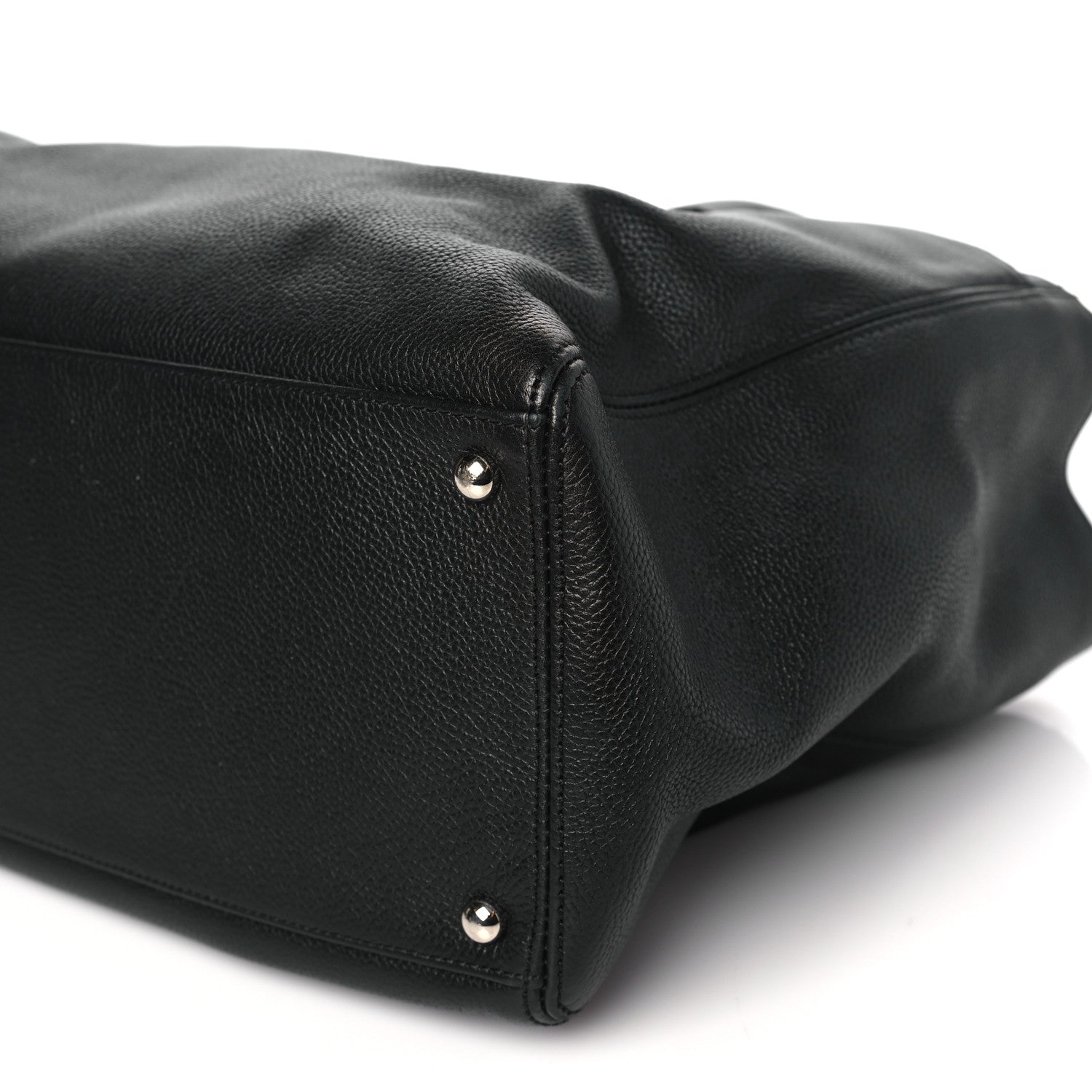 Chanel Calfskin Cerf Executive Shopper Tote Black 11 of 12