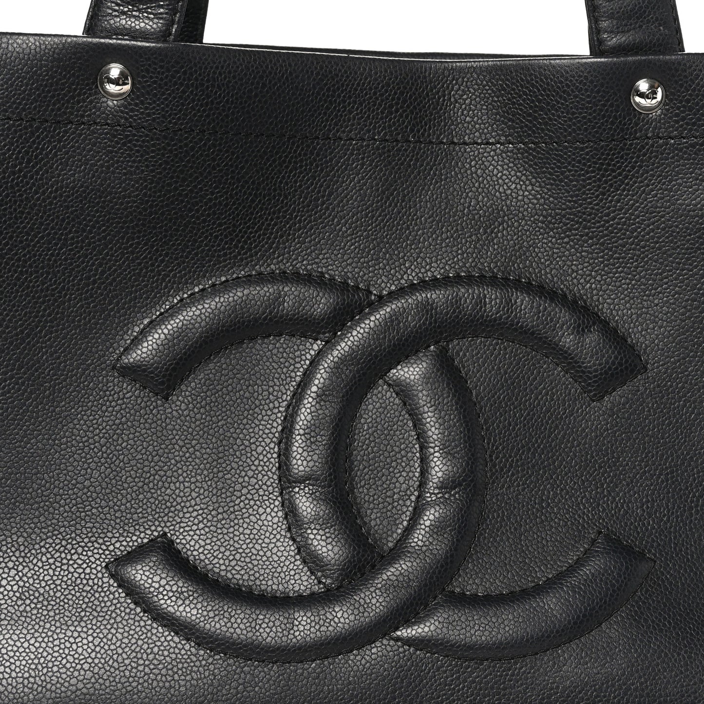 Caviar Executive Cerf Shopper Tote Black