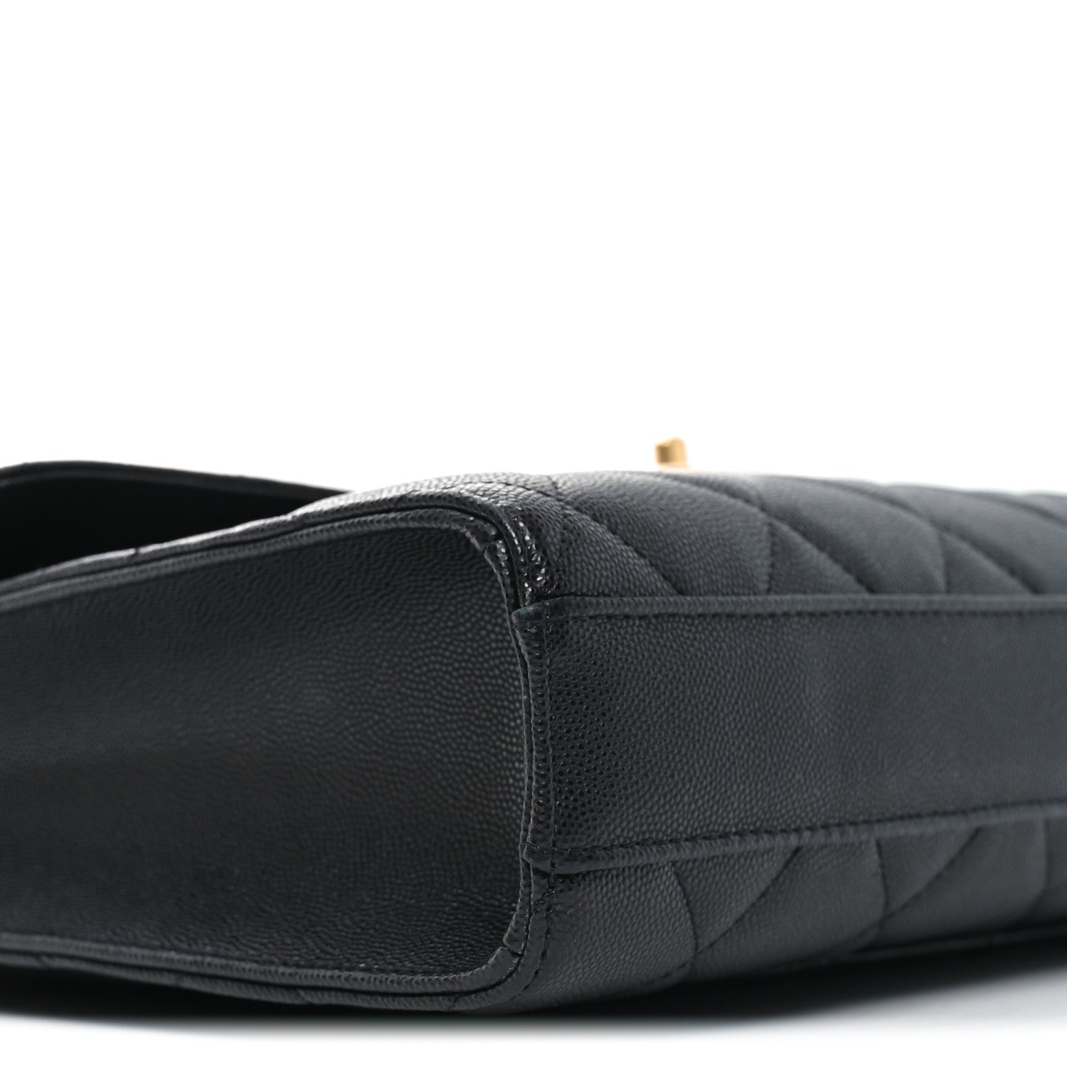 Chanel Caviar Quilted Carry Me Top Handle Flap Black 9 of 11